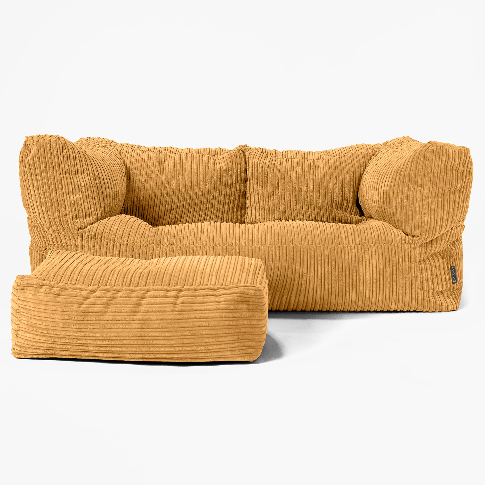 2-Sitzer Albert Sitzsacksofa - Cord Goldhonig - Image 2