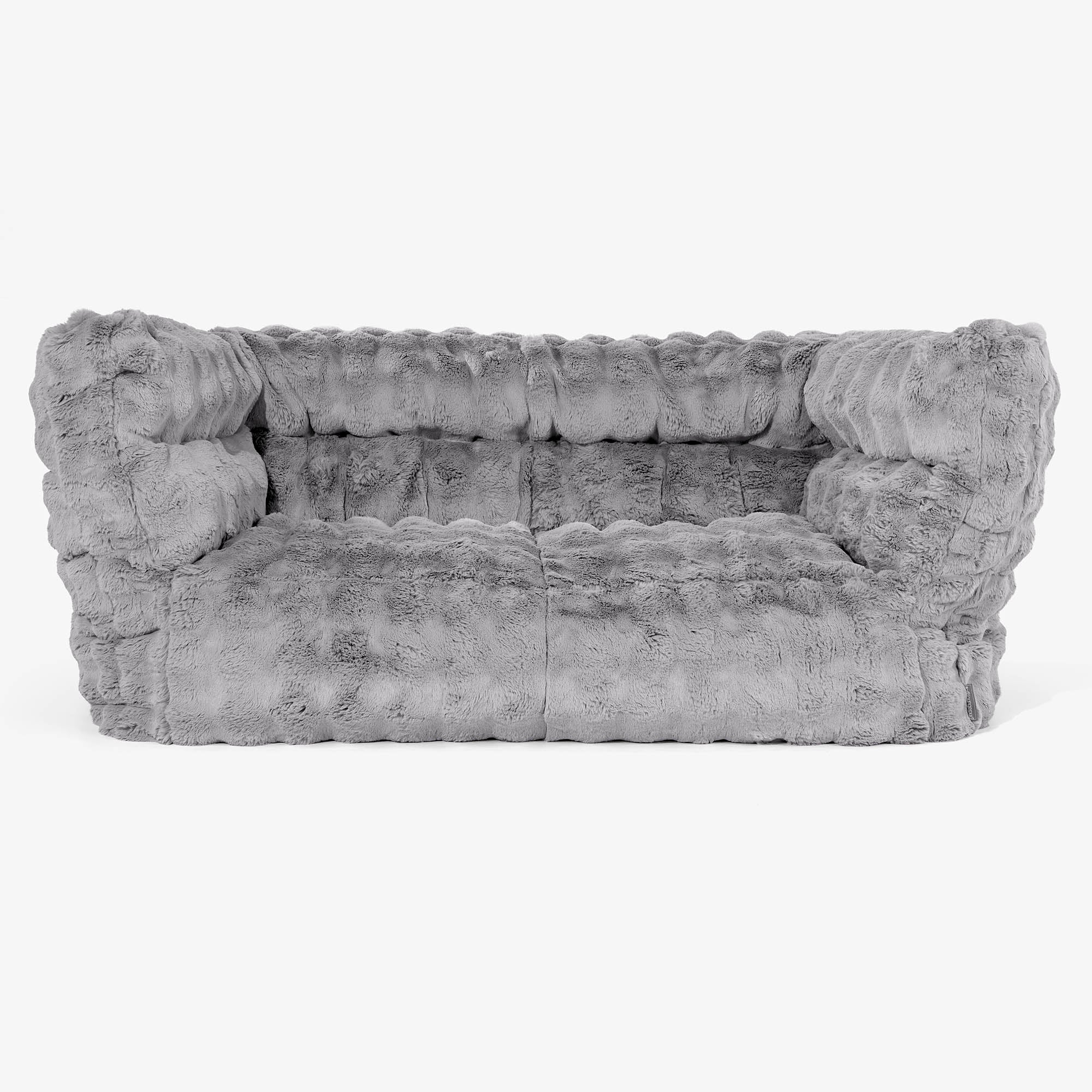 2-Sitzer Louis Sitzsacksofa Ersatz Bezug - Bubble Pelz - Image 2