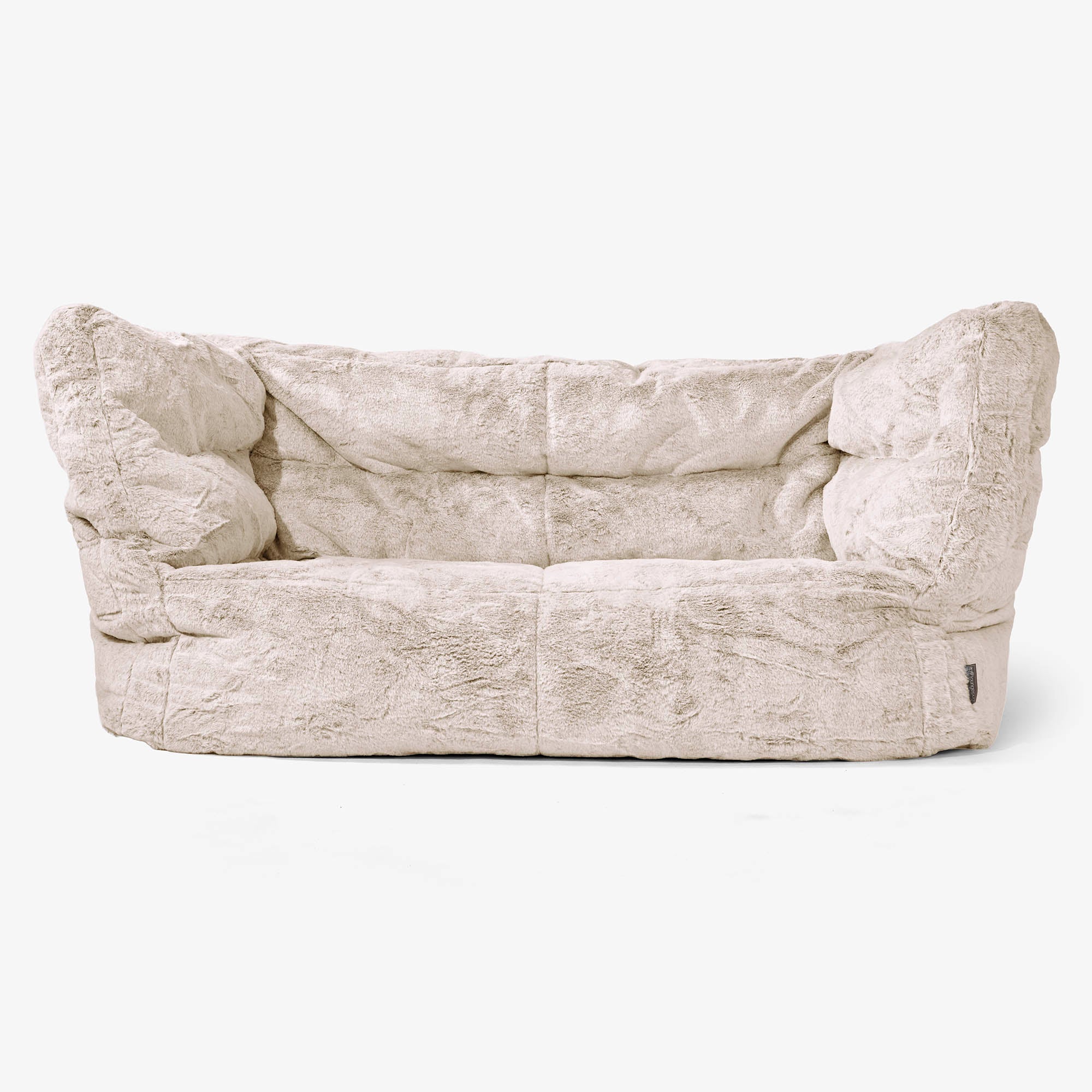 2-Sitzer Louis Sitzsacksofa Ersatz Bezug - Kaninchen Kunstfell - Image 3
