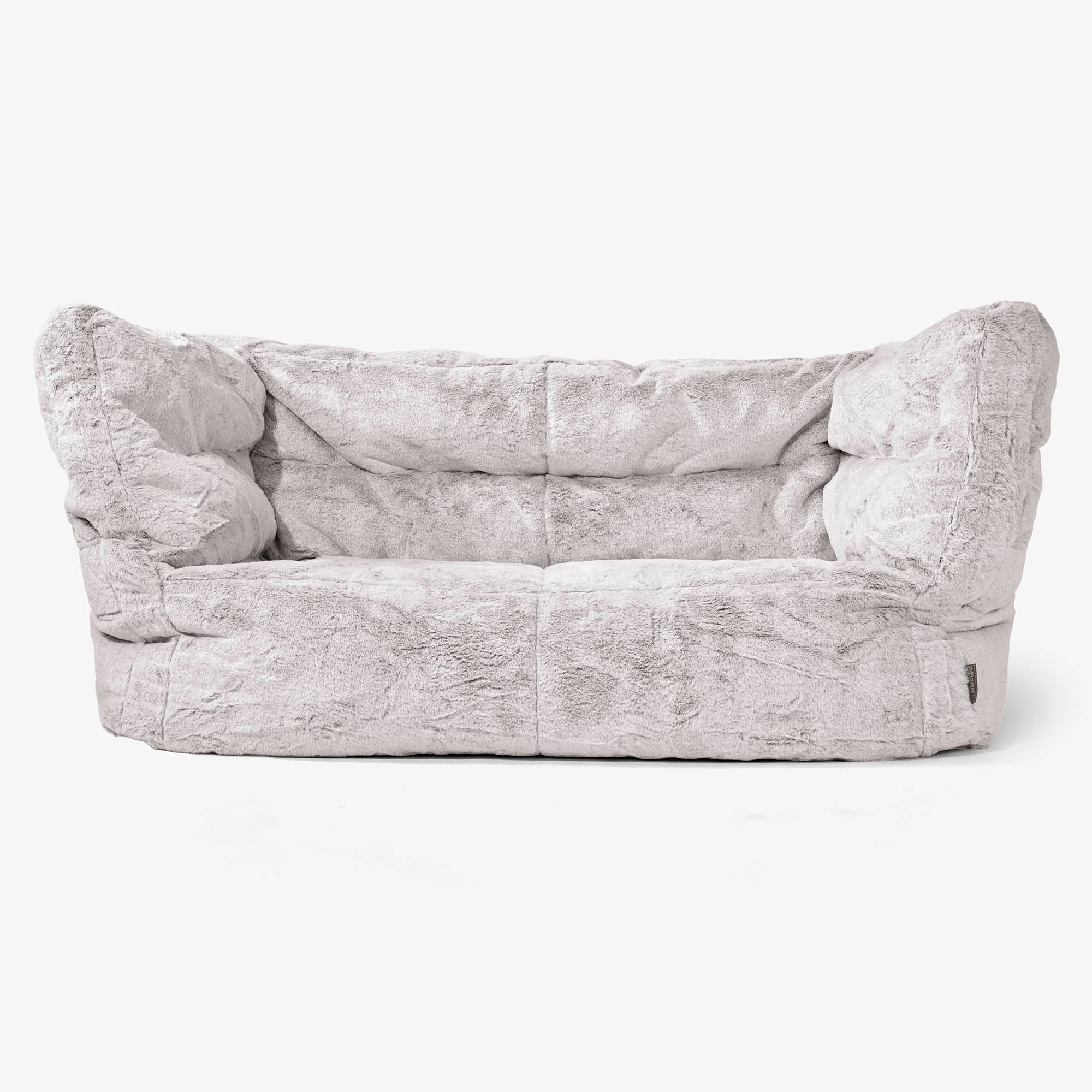 2-Sitzer Louis Sitzsacksofa Ersatz Bezug - Kaninchen Kunstfell - Image 4