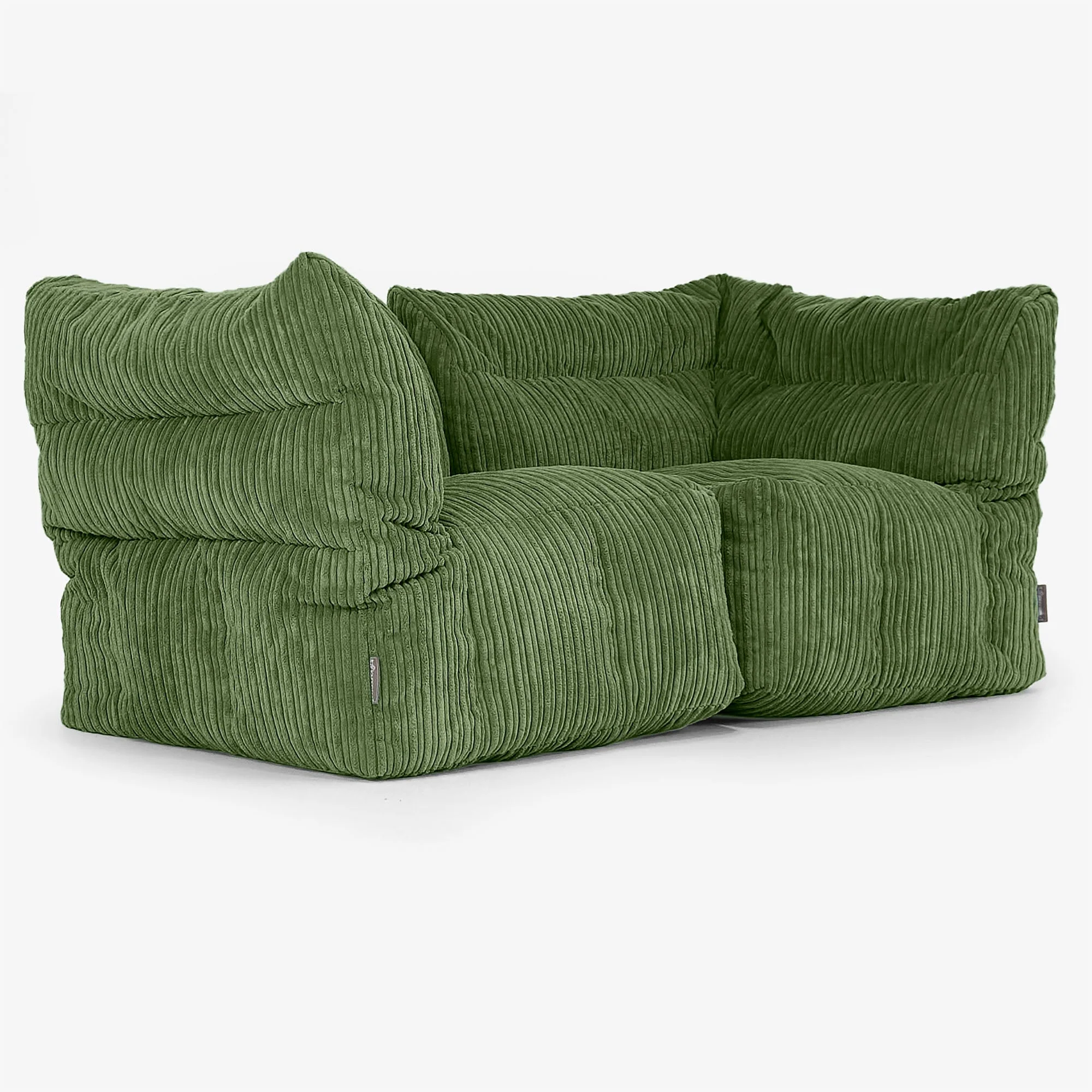 2-Sitzer Modulares Sofa-Set - Cord Nadelwaldgrün - Image 2
