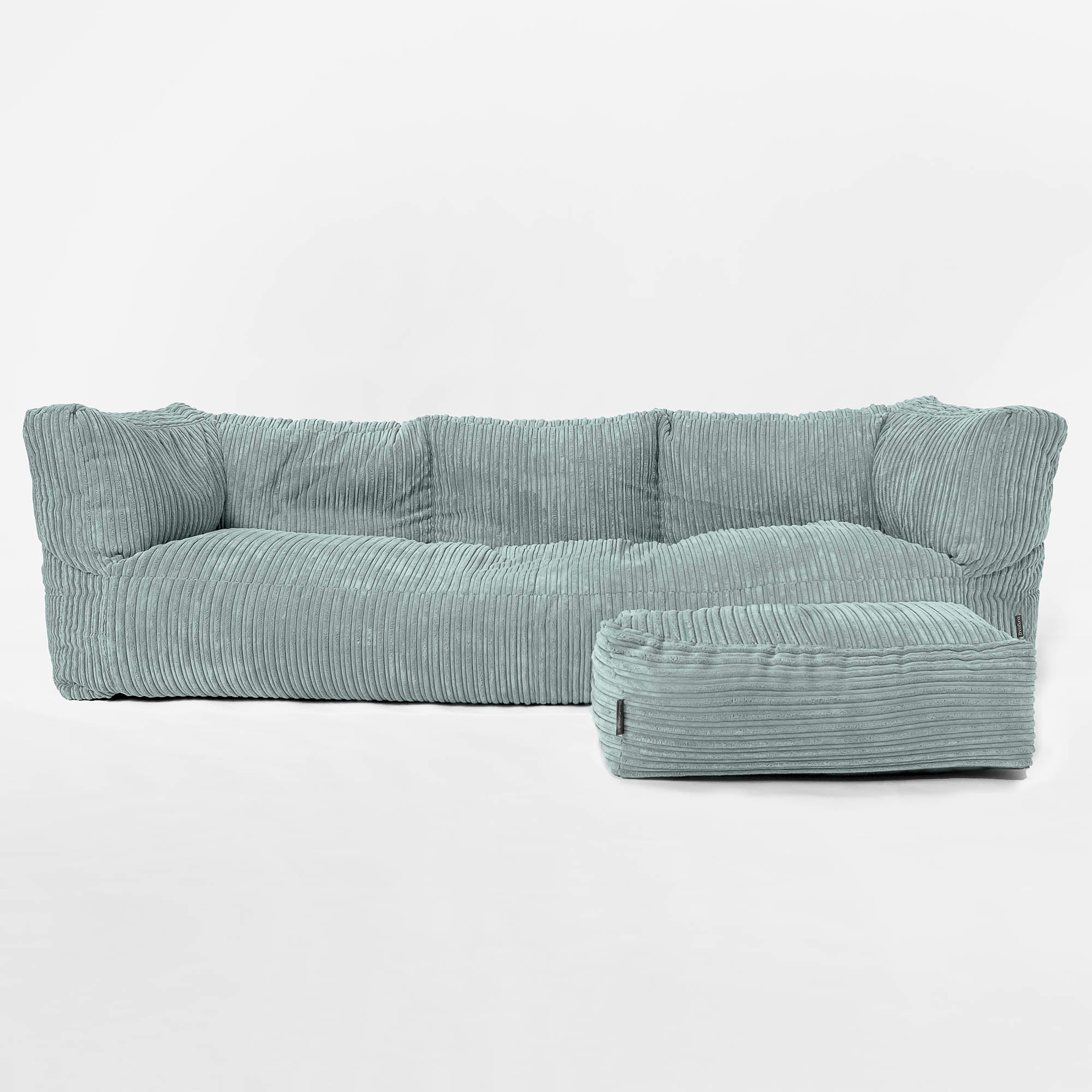 3-Sitzer Albert Sitzsacksofa - Cord Mintgrün - Image 2