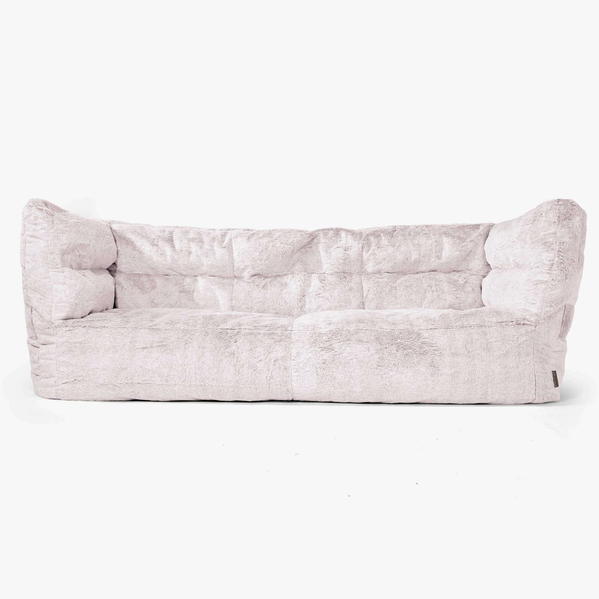 3-Sitzer Louis Sitzsacksofa Ersatz Bezug - Kaninchen Kunstfell - Image 2