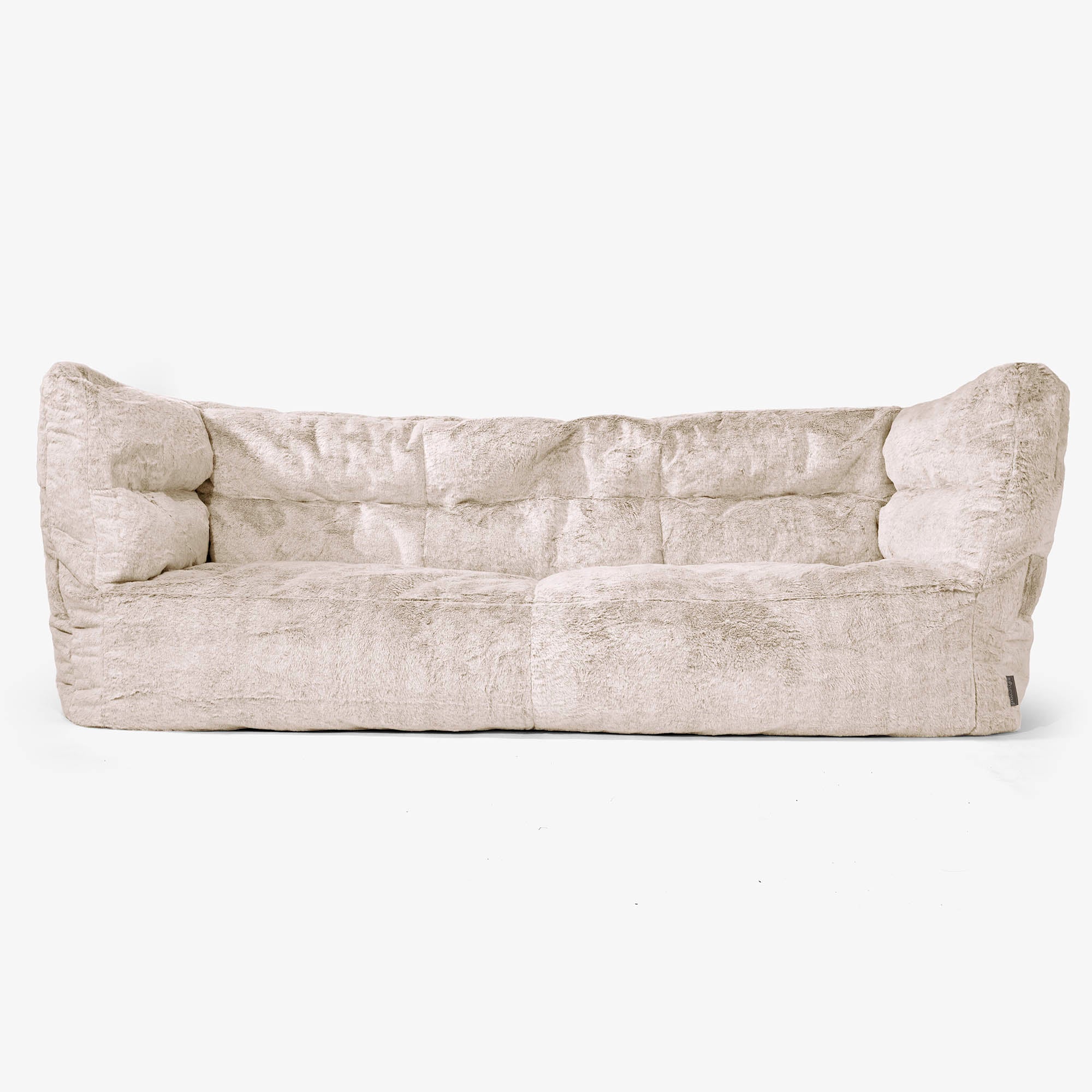 3-Sitzer Louis Sitzsacksofa Ersatz Bezug - Kaninchen Kunstfell - Image 3