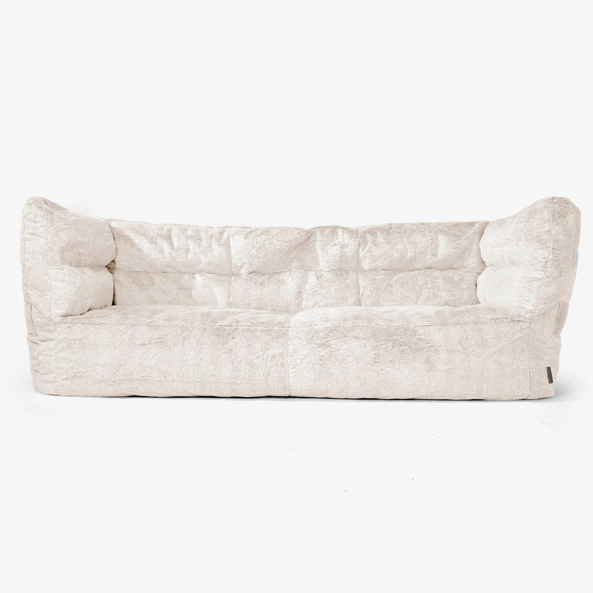 3-Sitzer Louis Sitzsacksofa Ersatz Bezug - Kaninchen Kunstfell - Image 5