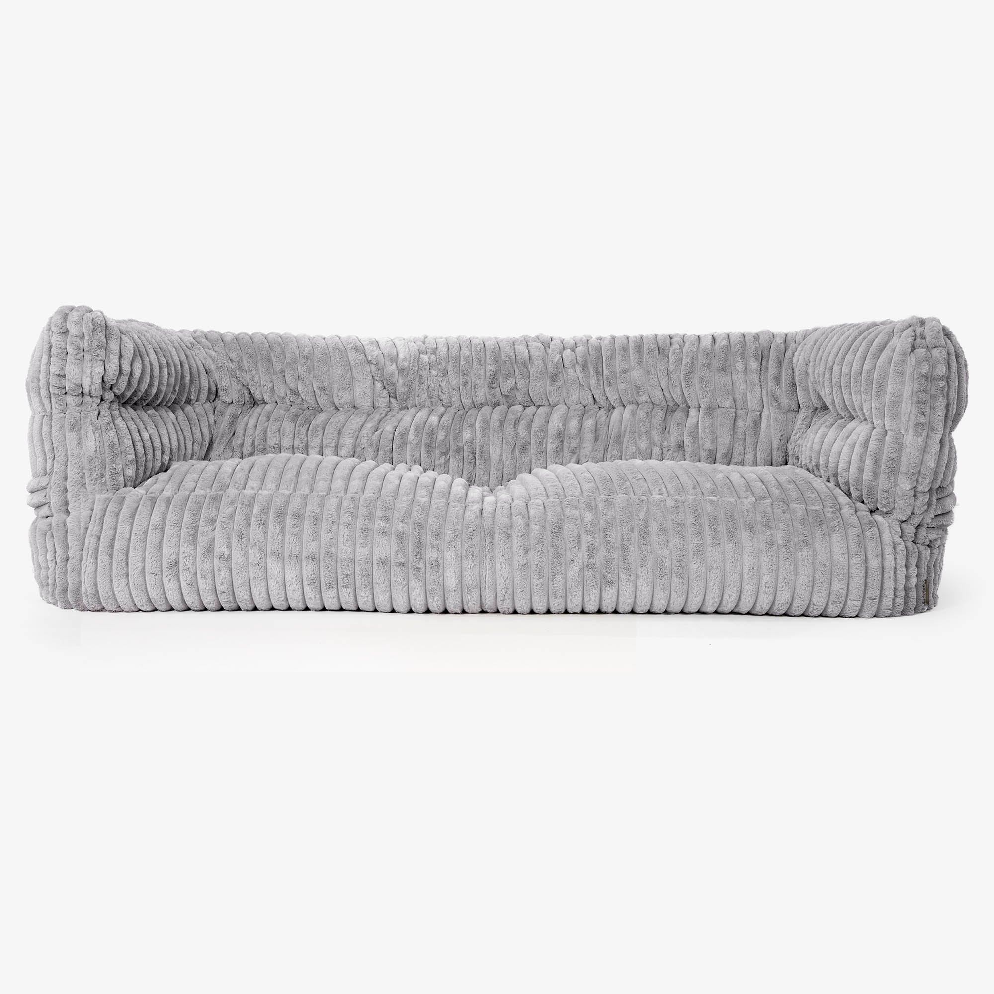3-Sitzer Louis Sitzsacksofa Ersatz Bezug - Ultra Plüsch Cord - Image 4