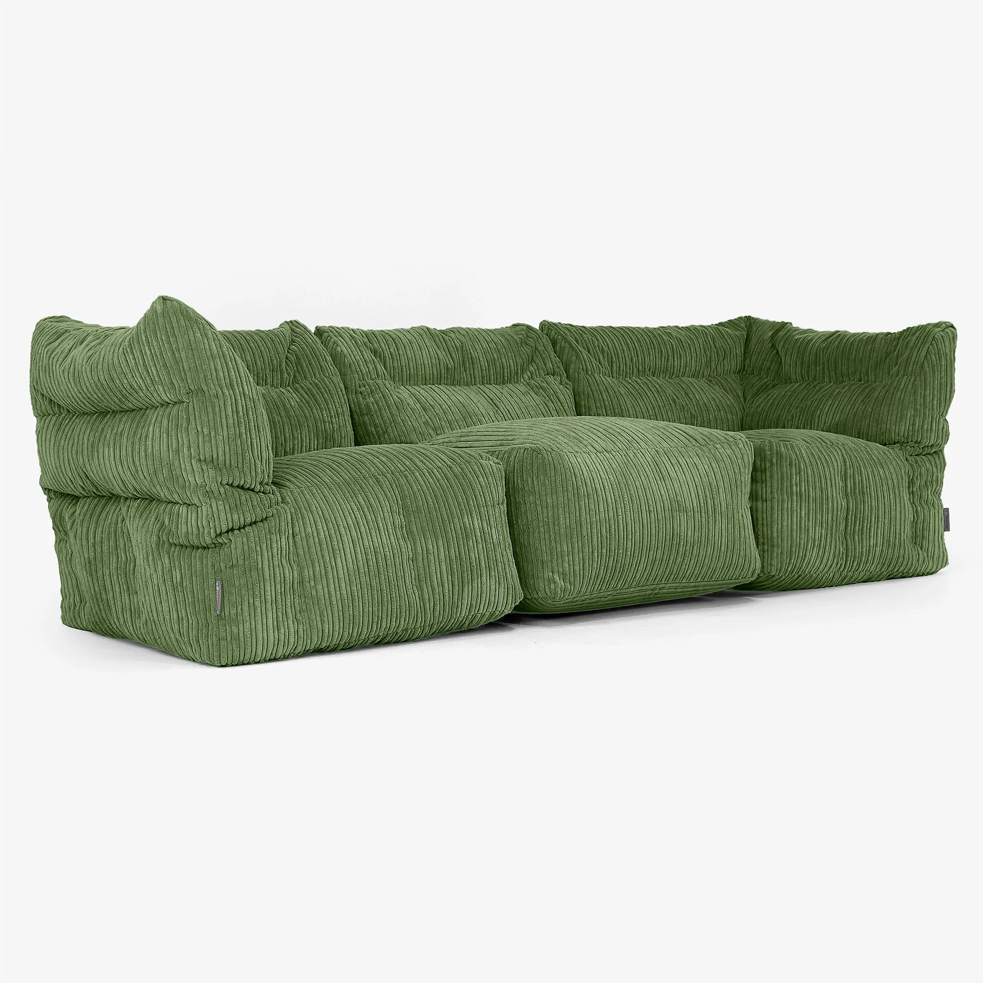 3-Sitzer Modulares Sofa-Set - Cord Nadelwaldgrün - Image 2
