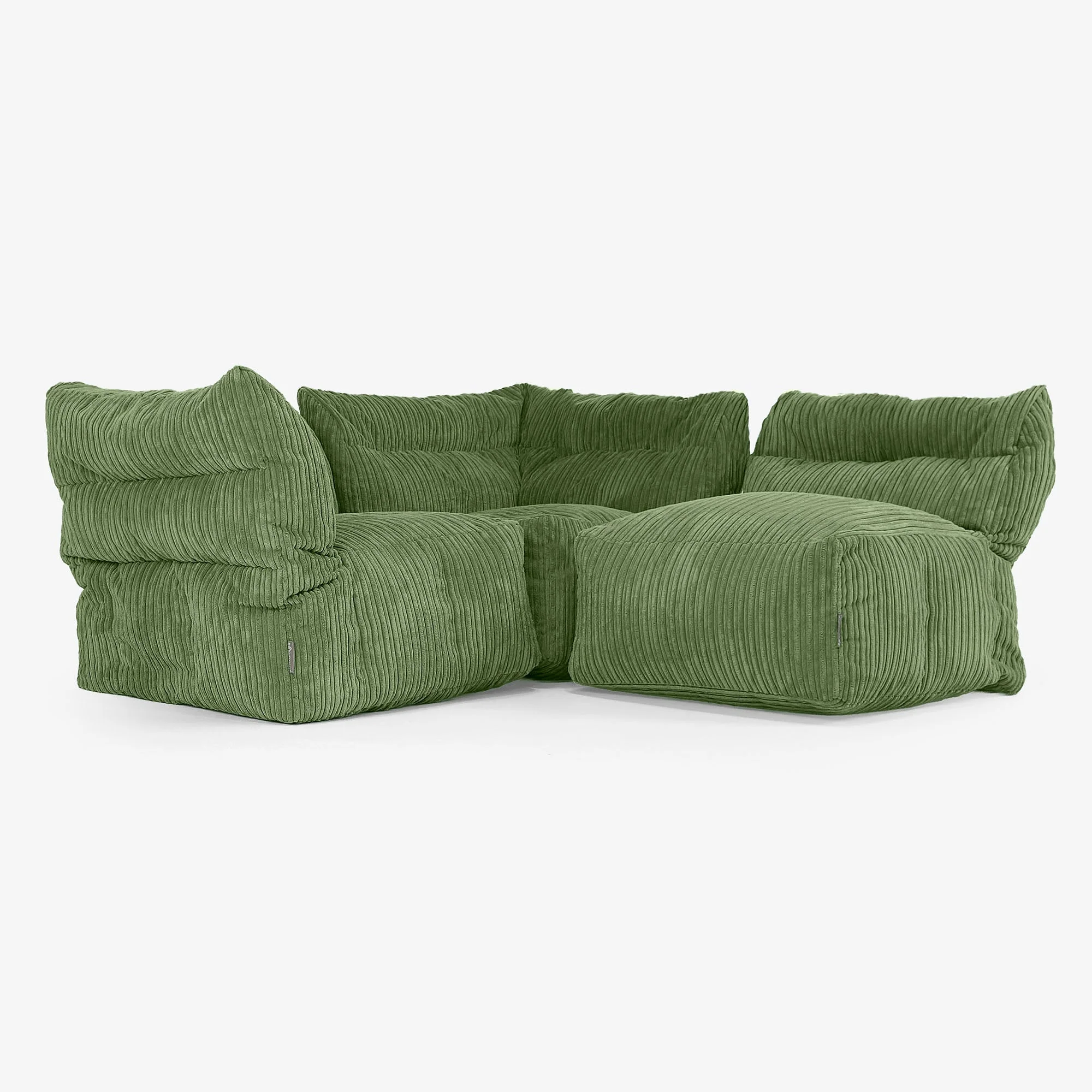 3-Sitzer Modulares Sofa-Set - Cord Nadelwaldgrün - Image 3