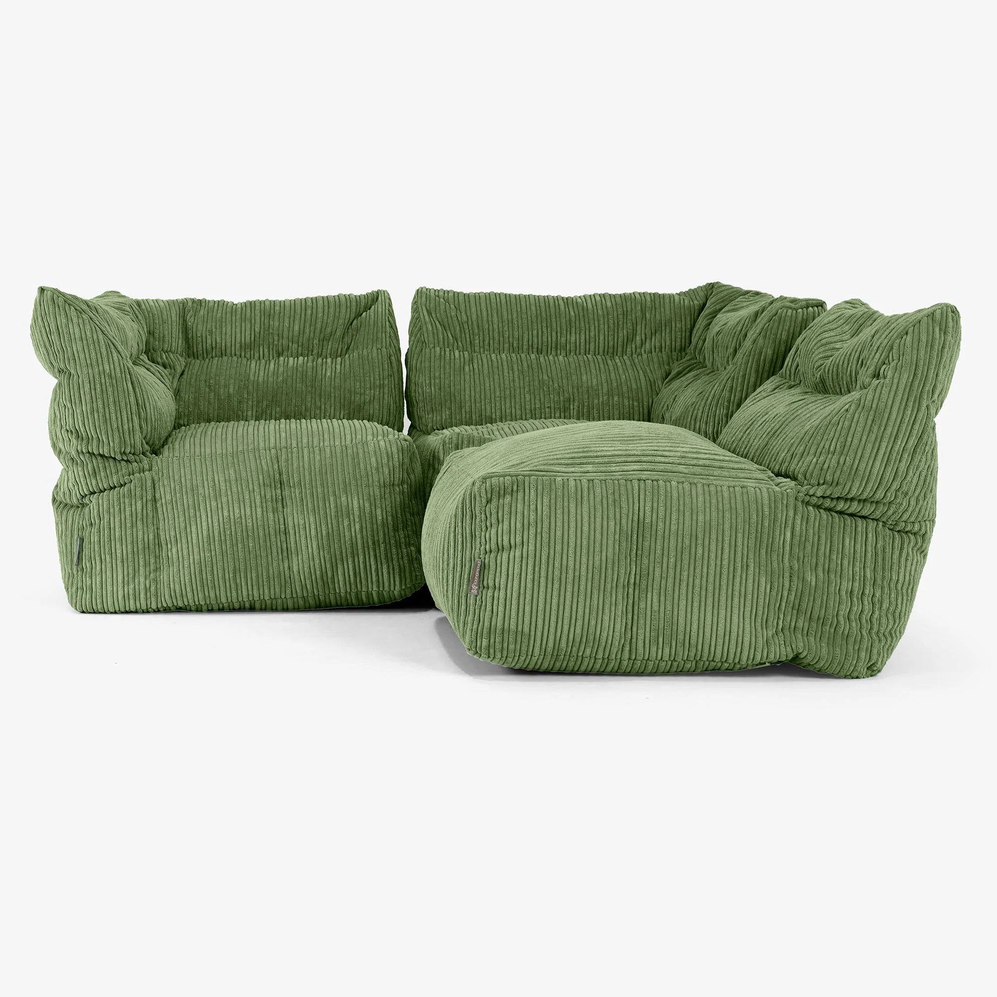 3-Sitzer Modulares Sofa-Set - Cord Nadelwaldgrün - Image 4