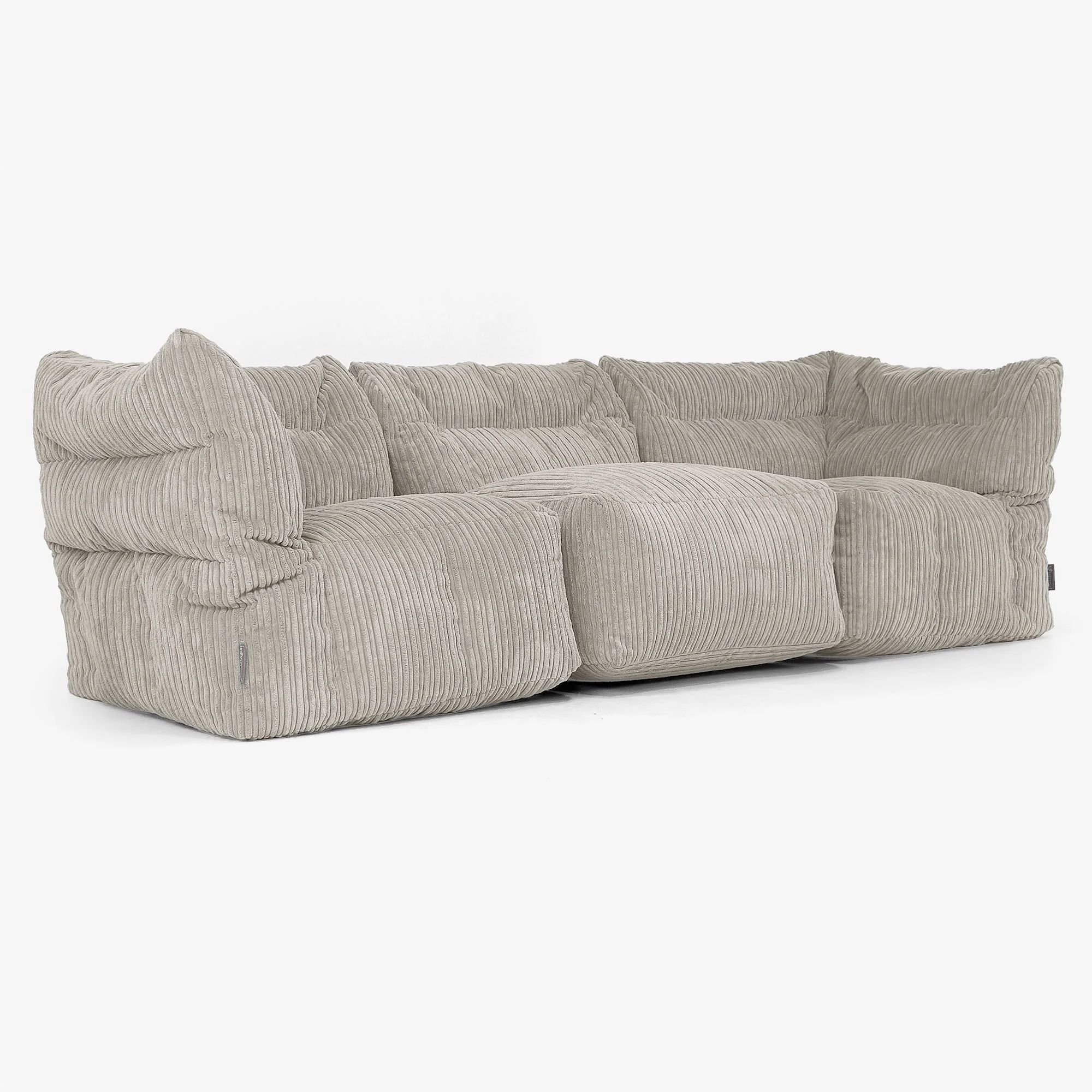 3-Sitzer Modulares Sofa-Set - Cord Nerzfarben - Image 2