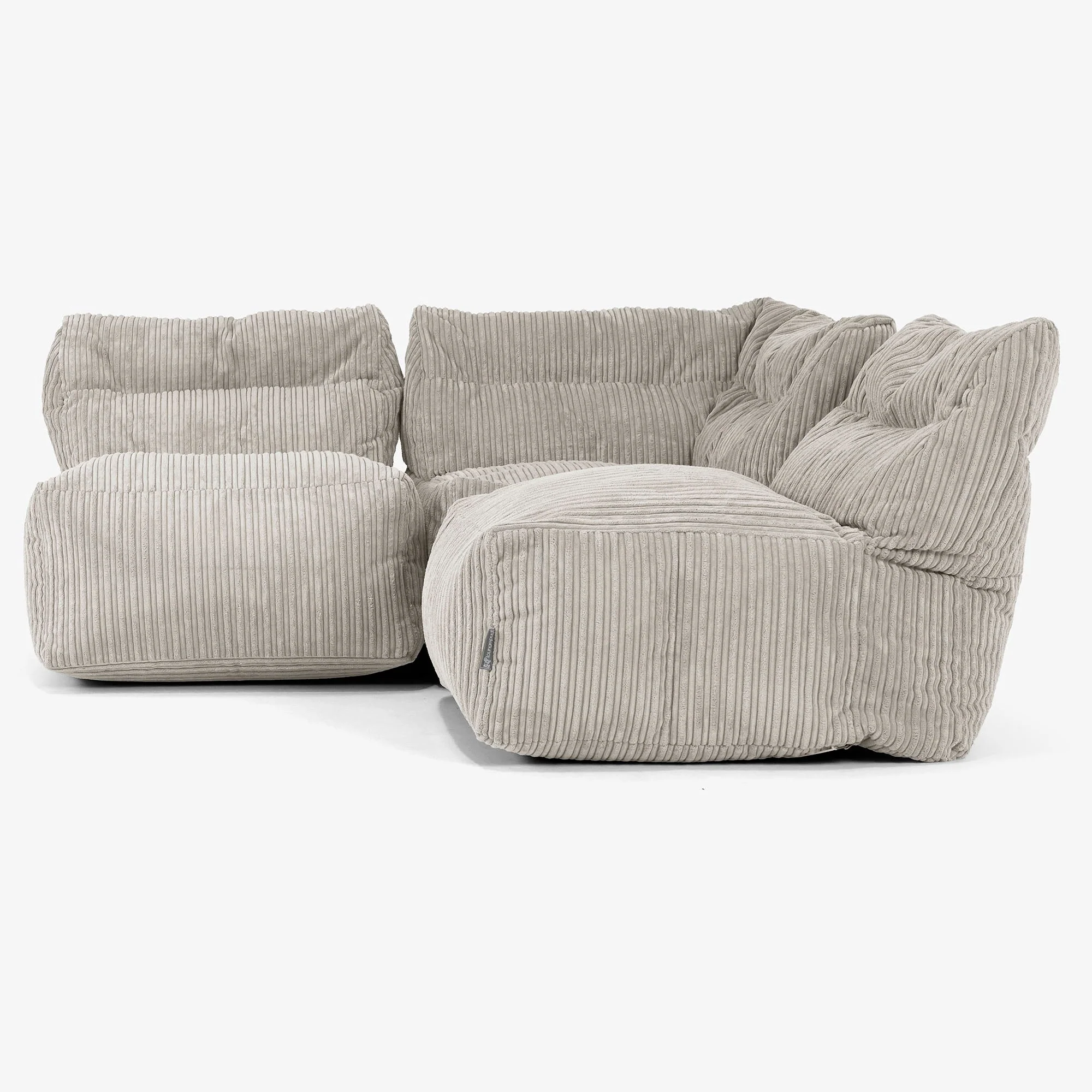 3-Sitzer Modulares Sofa-Set ohne Armlehnen - Cord Nerzfarben - Image 2