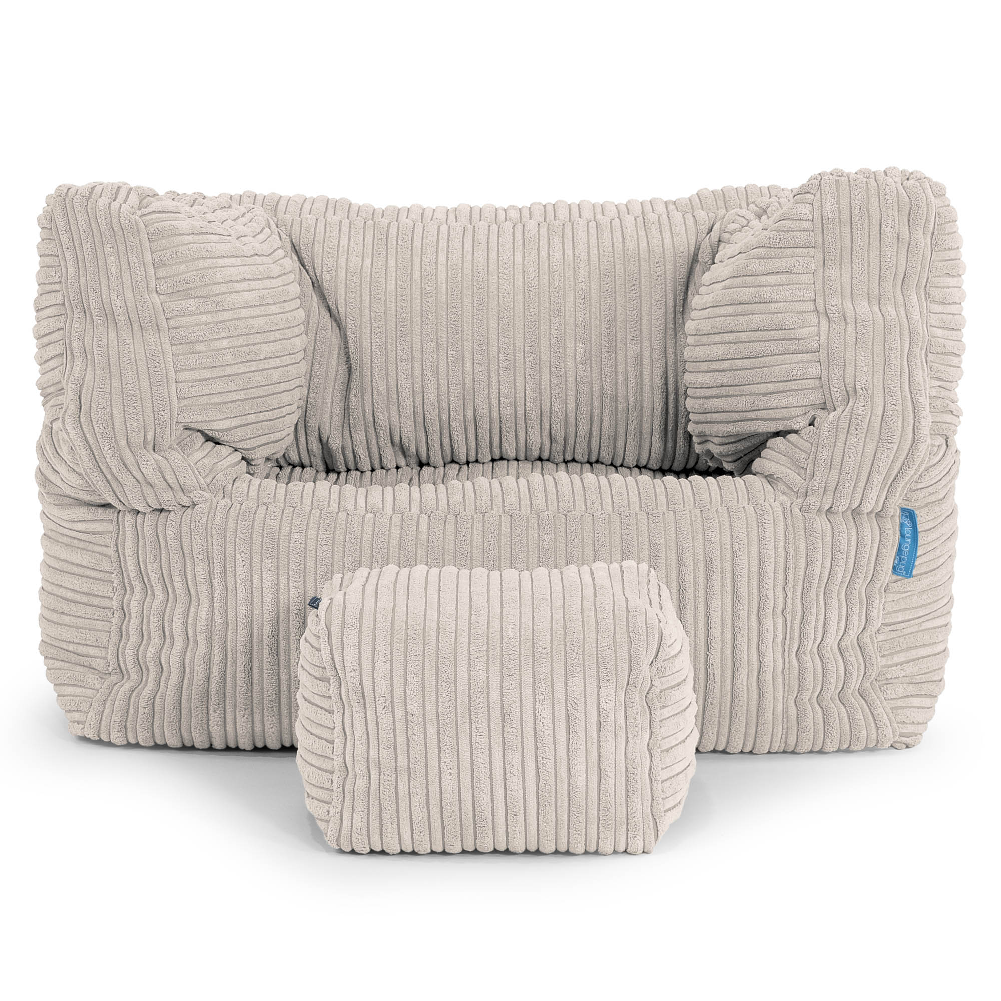 Albert Kinder Sitzsack Sessel 1-5 Jahre - Cord Elfenbein - Image 3