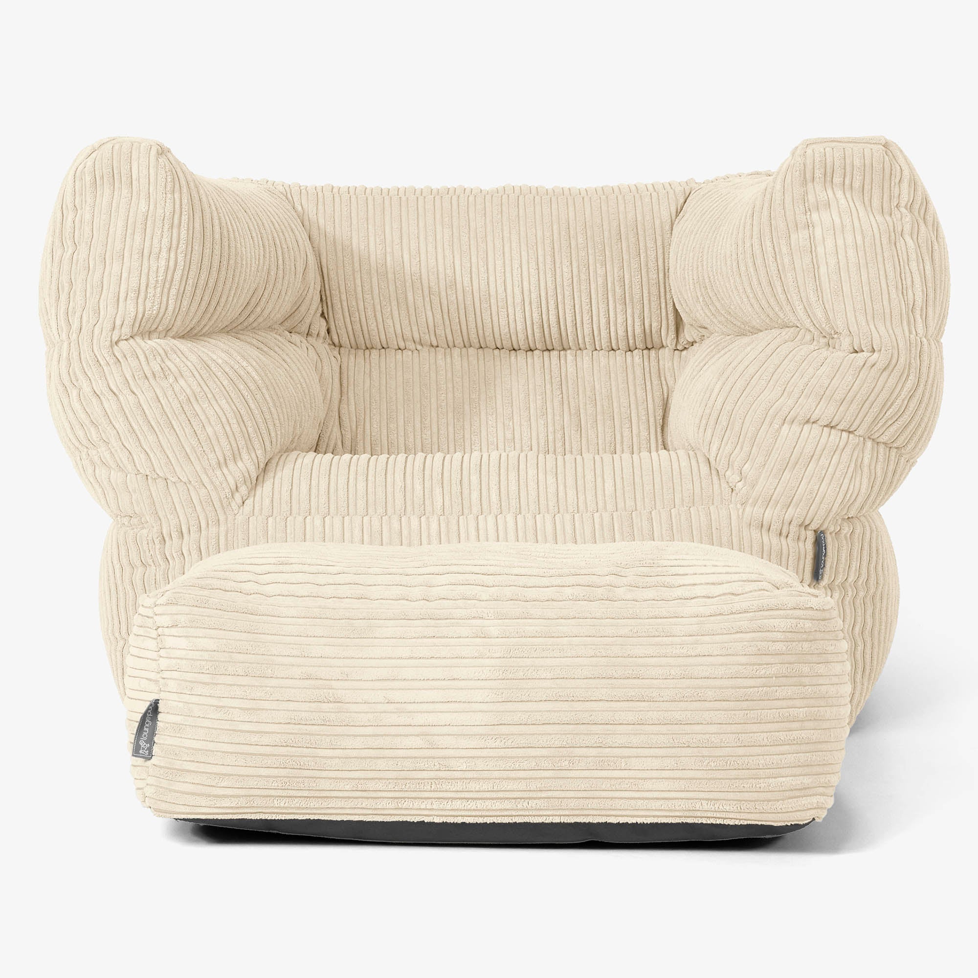 Louis Sitzsack Ohrensessel - Cord Creme - Image 2