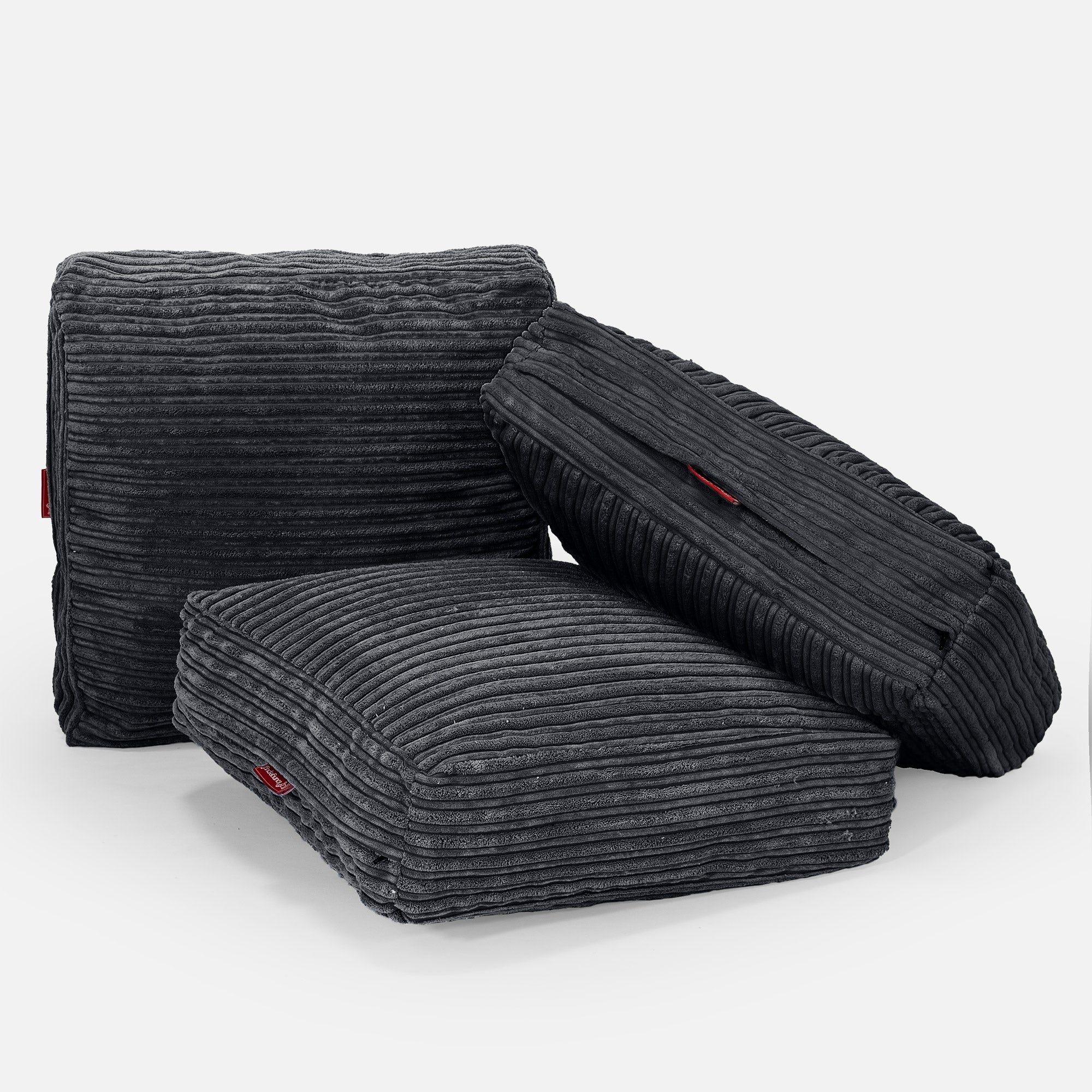 Sitzkissen - Cord Schwarz - Image 4
