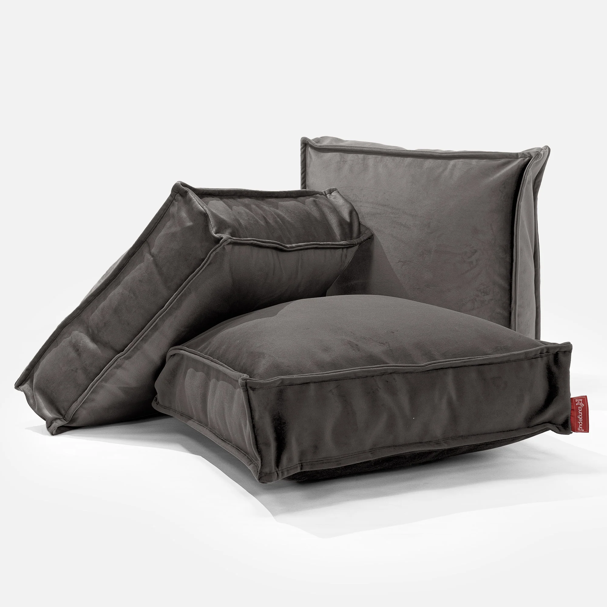 Sitzkissen - Samt Schiefergrau - Image 3