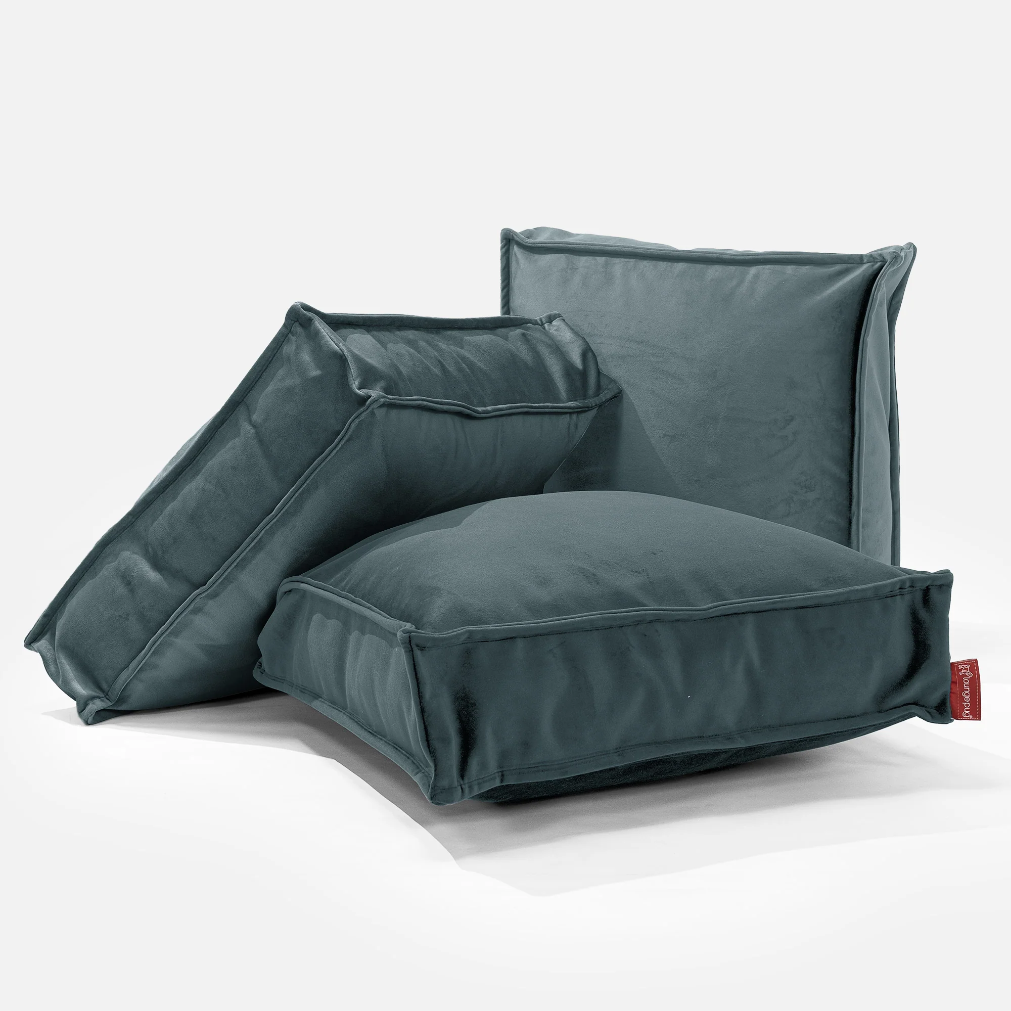 Sitzkissen - Samt Türkis - Image 3