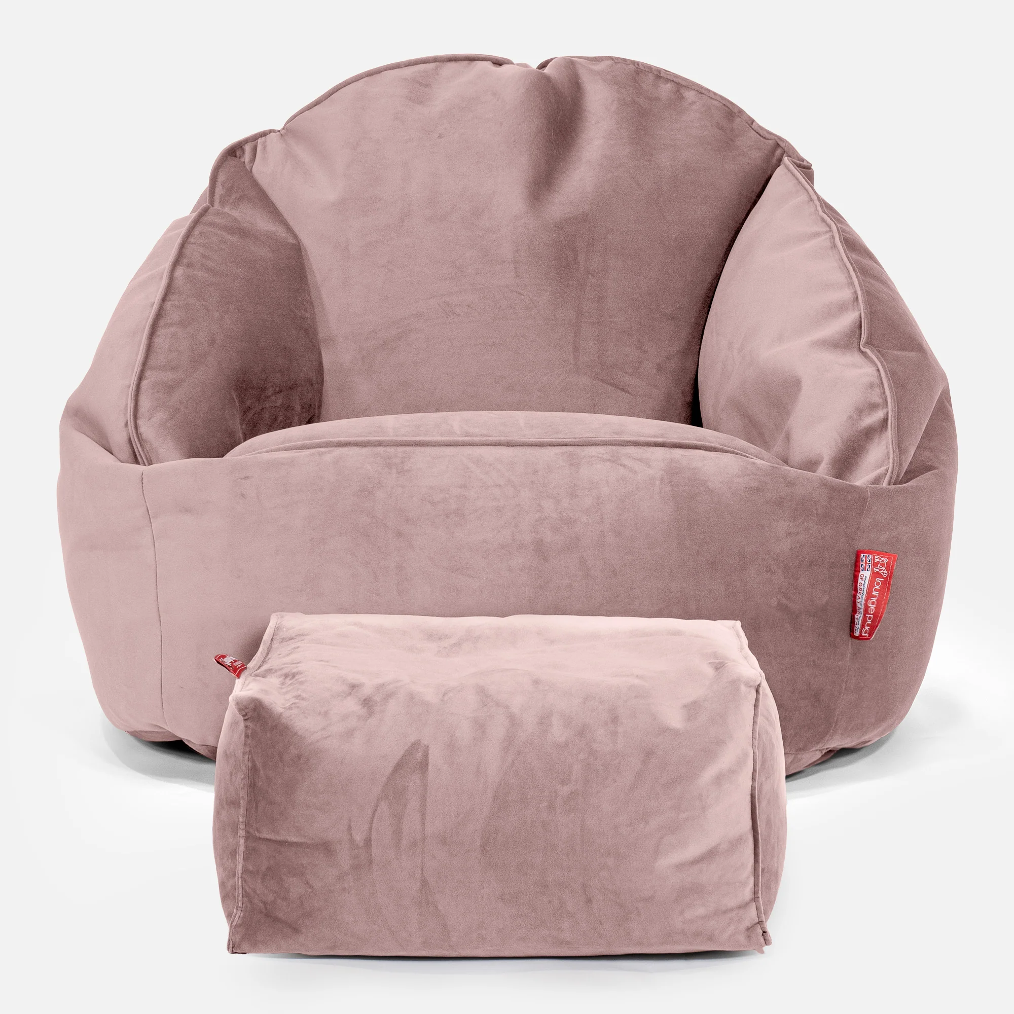 Bubble Sitzsack Sessel - Samt Pink - Image 2