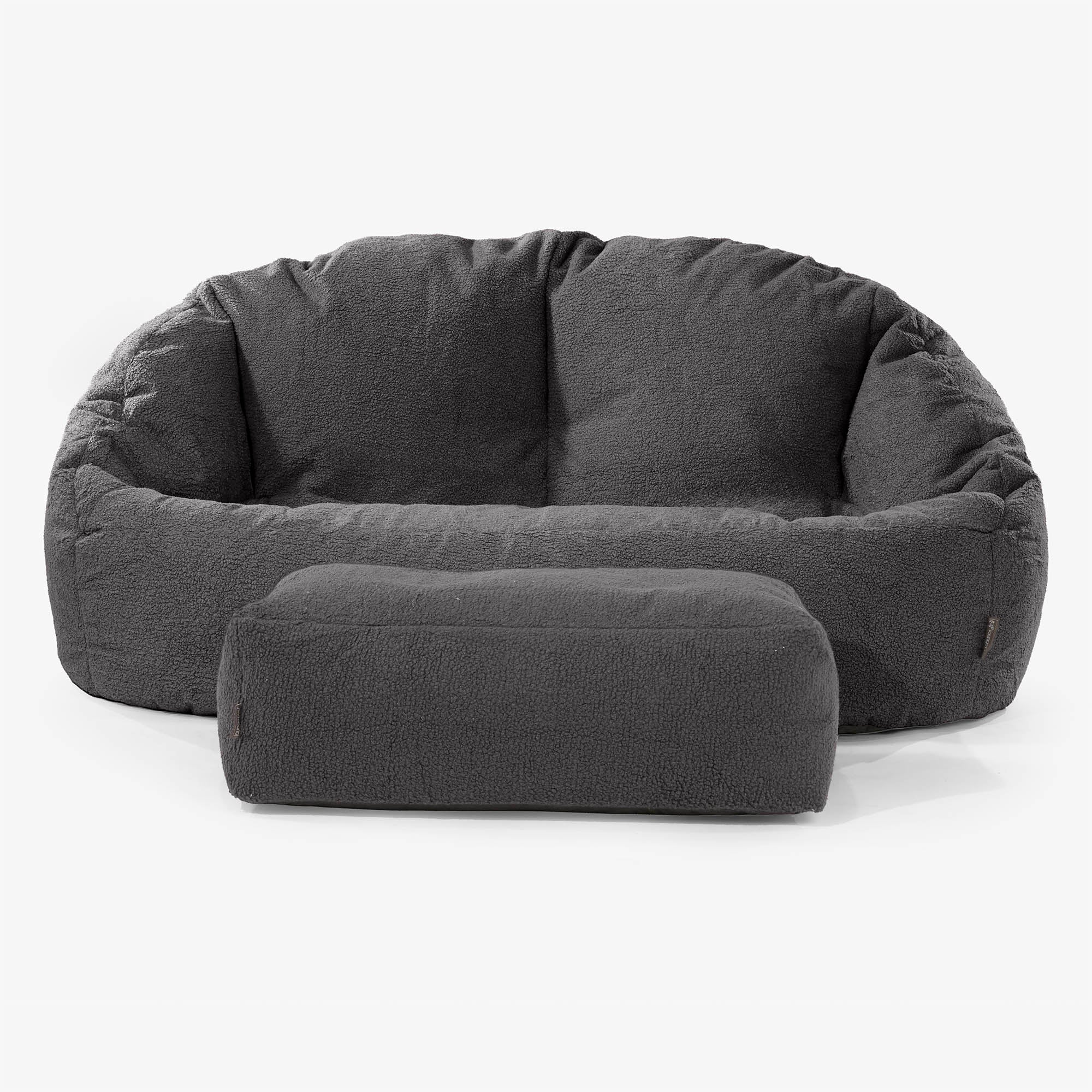 Bubble Sitzsack Sofa - Bouclé Graphitgrau - Image 2