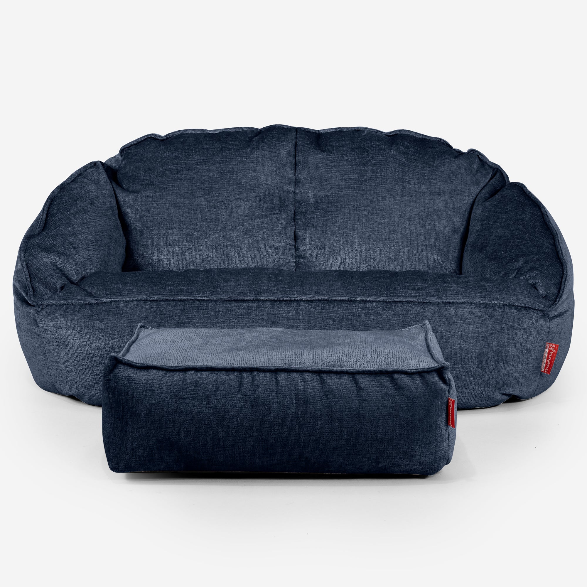 Bubble Sitzsack Sofa - Chenille Marineblau - Image 2