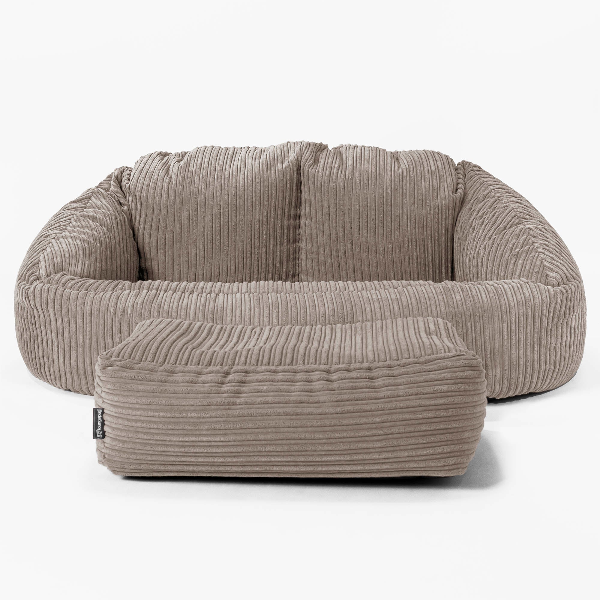 Bubble Sitzsack Sofa - Cord Beigegrau - Image 2