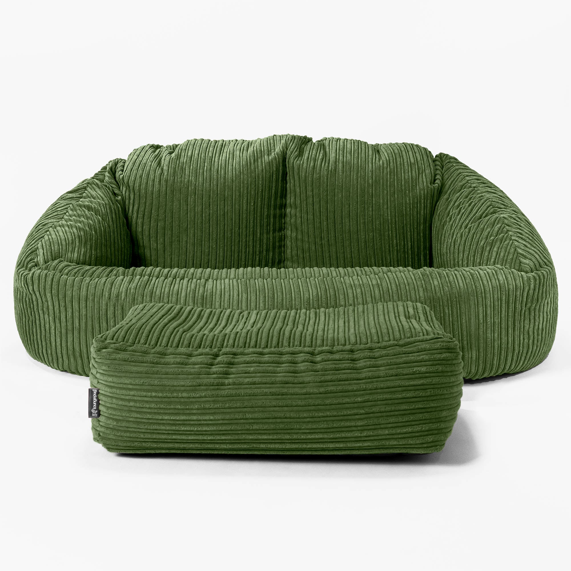 Bubble Sitzsack Sofa - Cord Nadelwaldgrün - Image 2