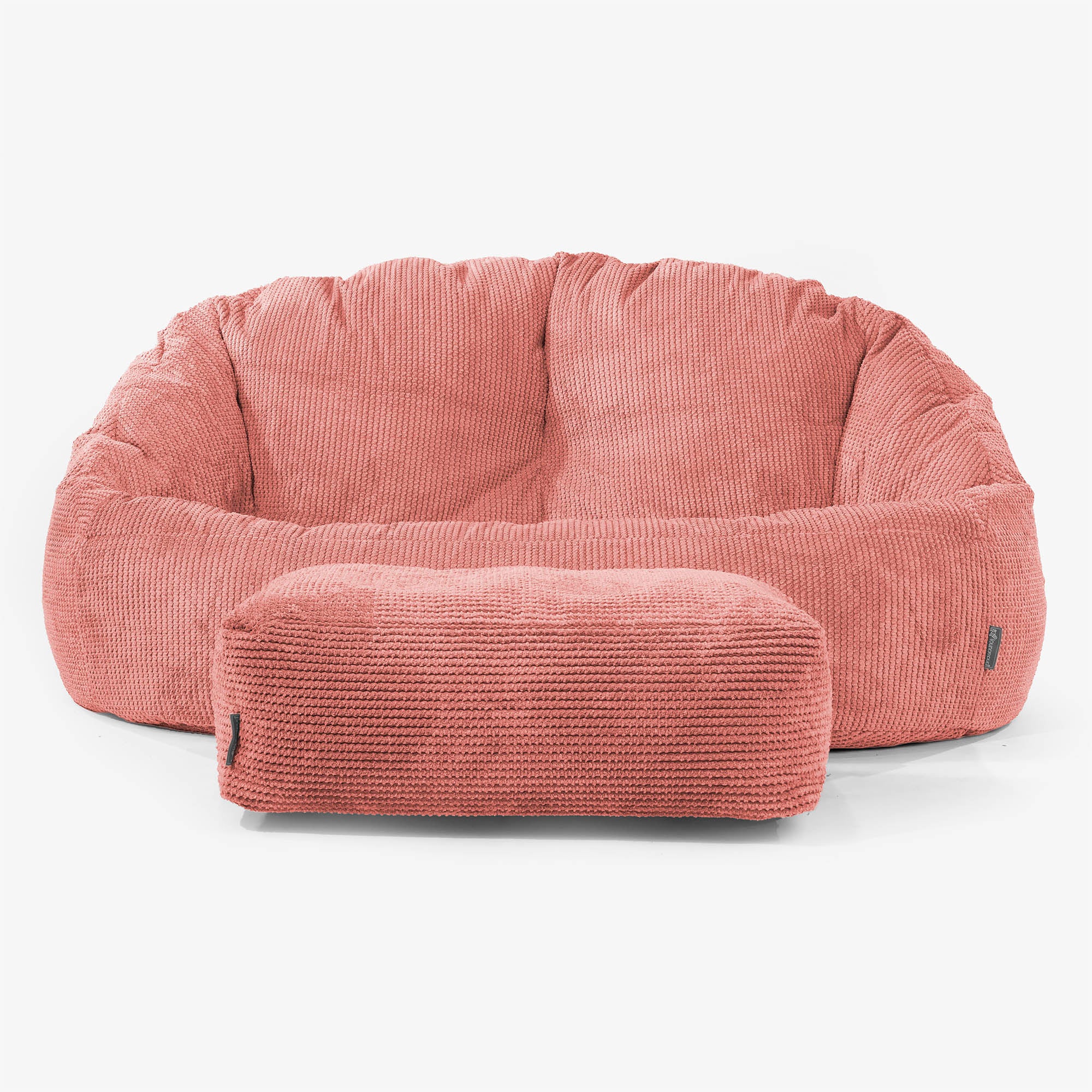 Bubble Sitzsack Sofa - Pom-Pom Kürbisorange - Image 2