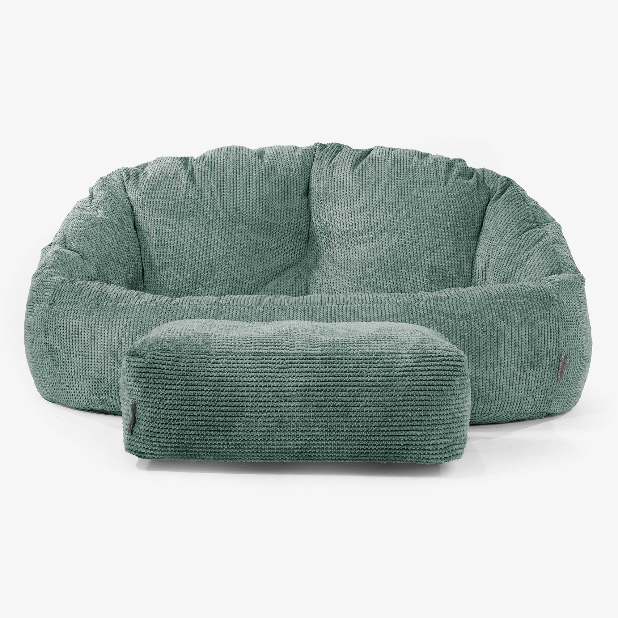 Bubble Sitzsack Sofa - Pom-Pom Moosgrün - Image 2