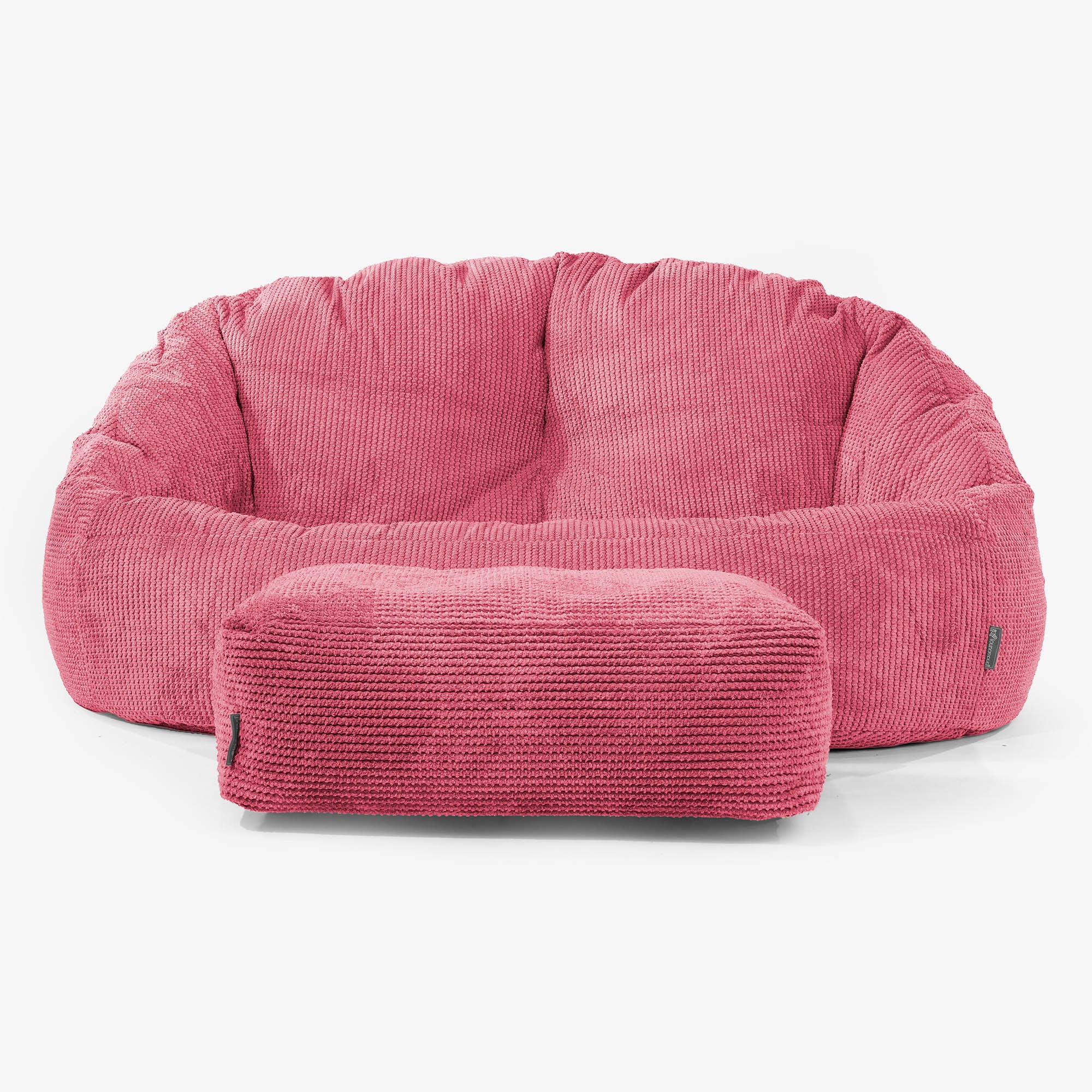 Bubble Sitzsack Sofa - Pom-Pom Pastellrot - Image 2
