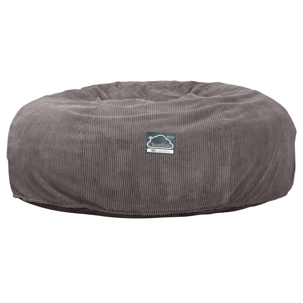 CloudSac 3000 XXL Kingsize Memory-Schaum Sitzsacksofa - Pom-Pom Anthrazit - Image 6