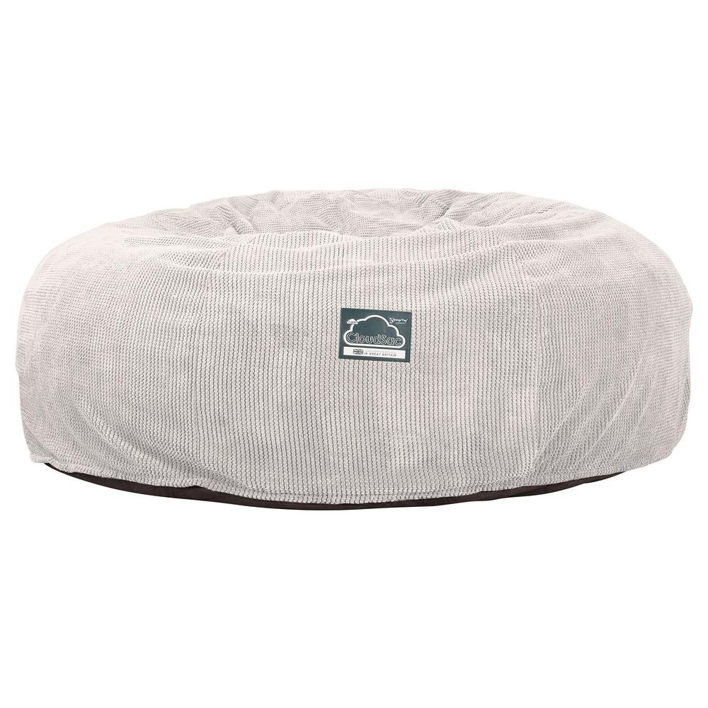 CloudSac 3000 XXL Kingsize Memory-Schaum Sitzsacksofa - Pom-Pom Creme - Image 6