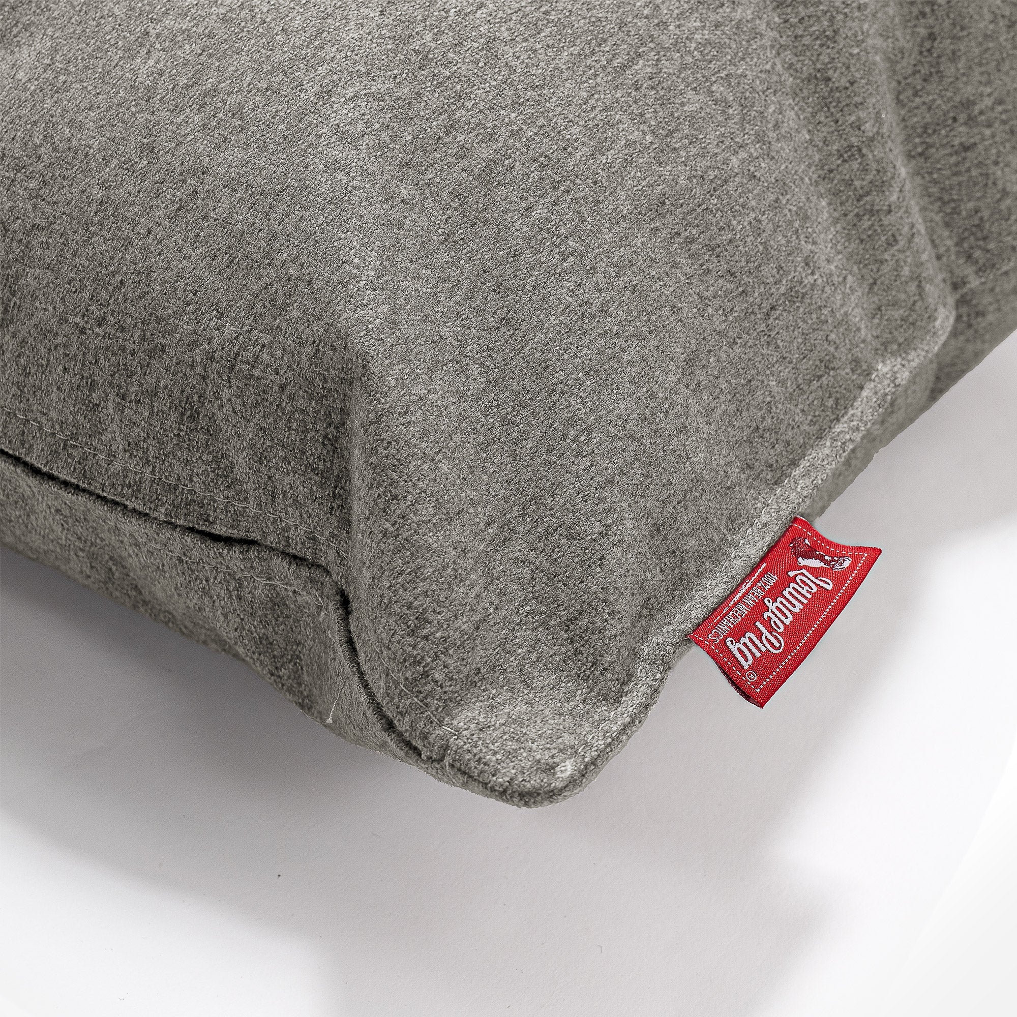 Riesen Dekokissen / Sofa Kissenbezug 40 x 70cm - Interalli Wolle Silber - Image 2