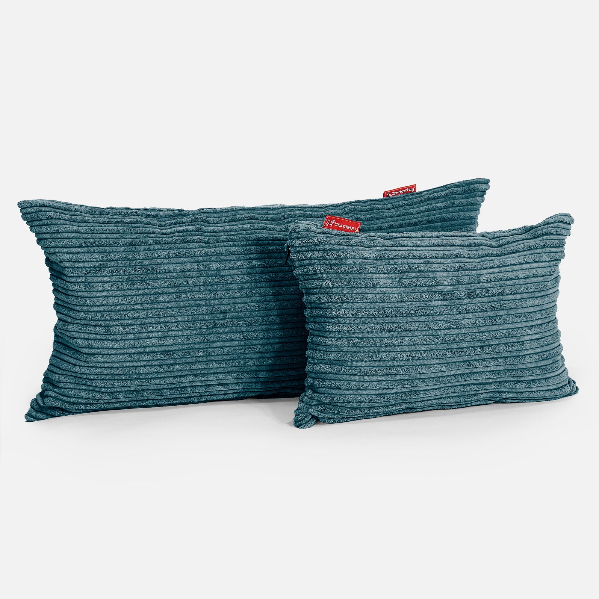 Riesen Dekokissen / Sofa Kissenbezug 40 x 70cm - Cord Blaugrün - Image 3