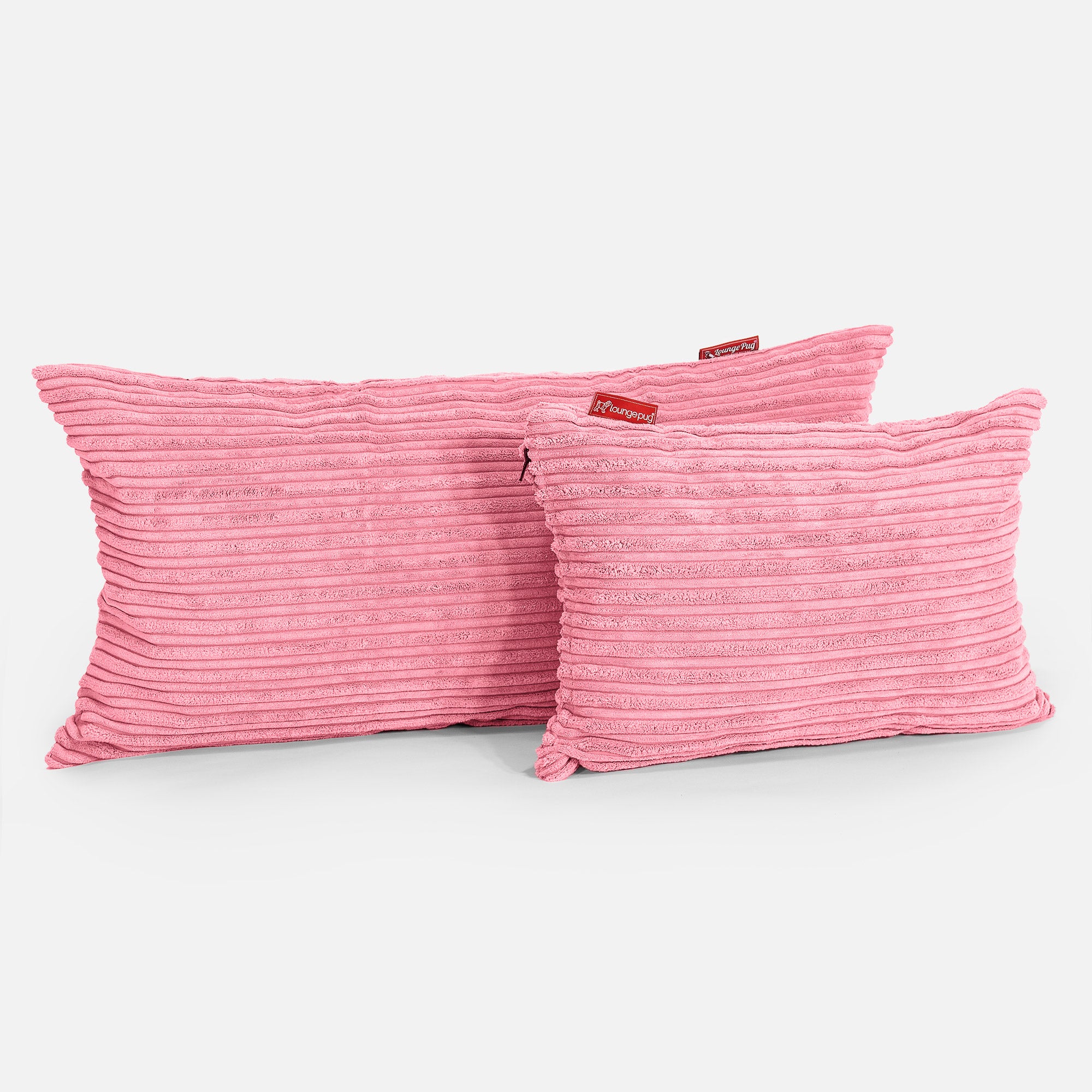 Riesen Dekokissen / Sofa Kissenbezug 40 x 70cm - Cord Koralle - Image 3
