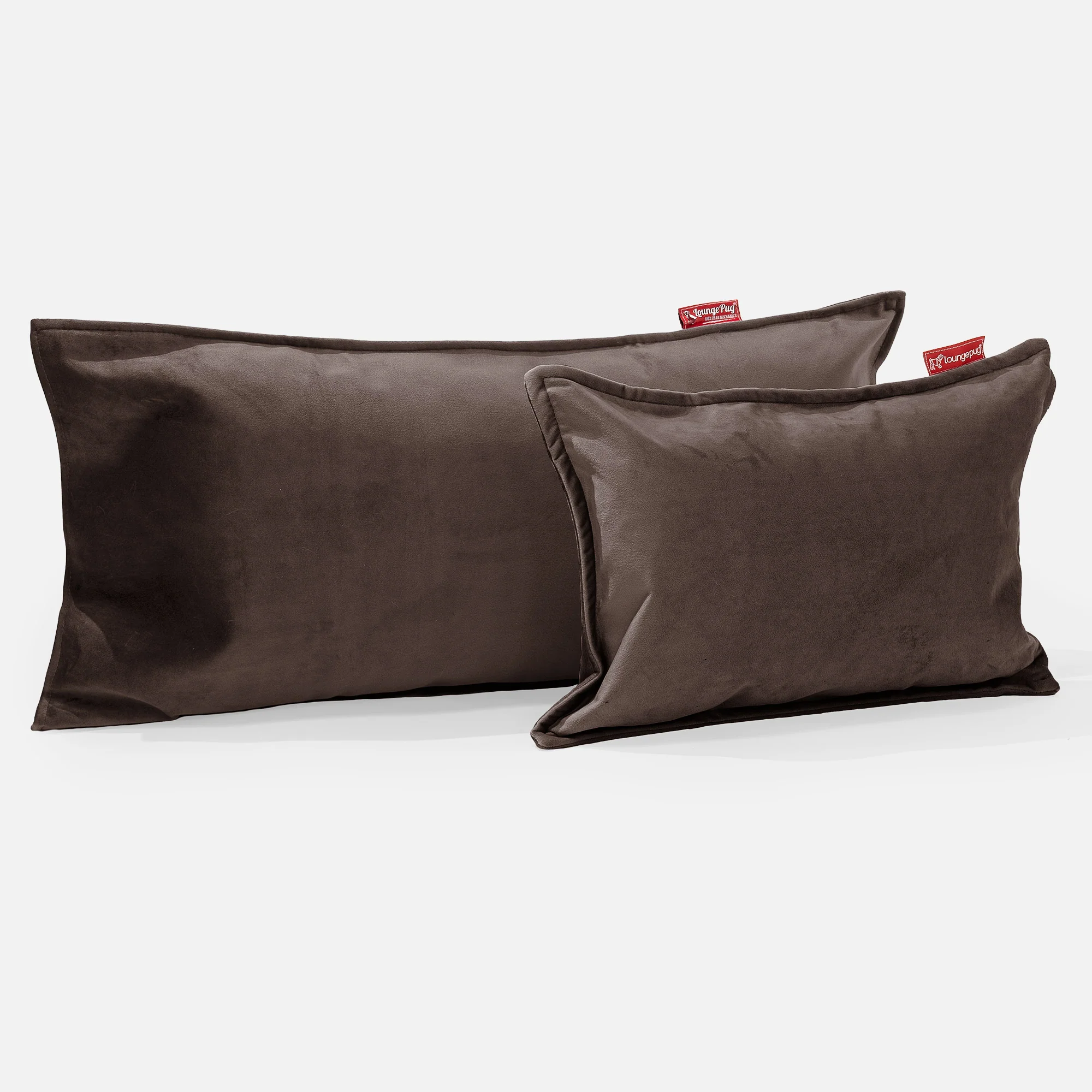 Riesen Dekokissen / Sofa Kissenbezug 40 x 70cm - Samt Espresso - Image 3