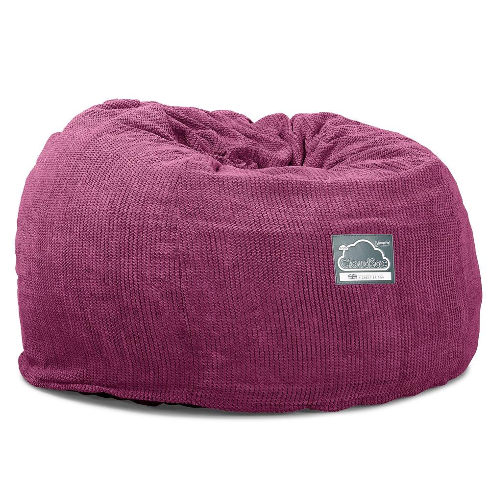 CloudSac 510 XL Memory-Schaum Sitzsack - Pom-Pom Pink - Image 6