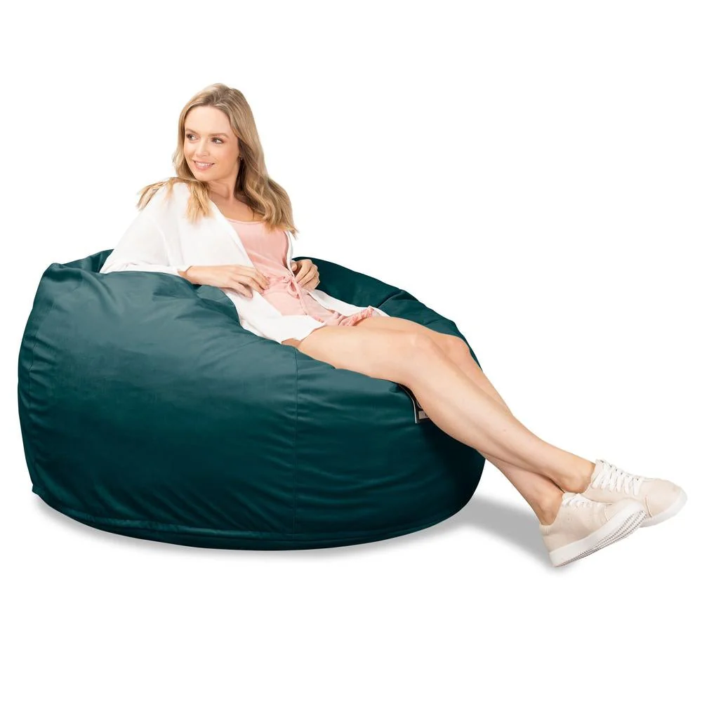 CloudSac 510 XL Memory-Schaum Sitzsack - Samt Türkis - Image 3
