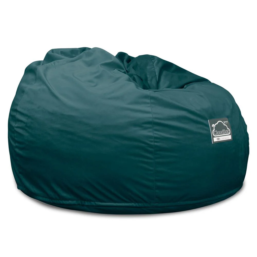 CloudSac 510 XL Memory-Schaum Sitzsack - Samt Türkis - Image 5