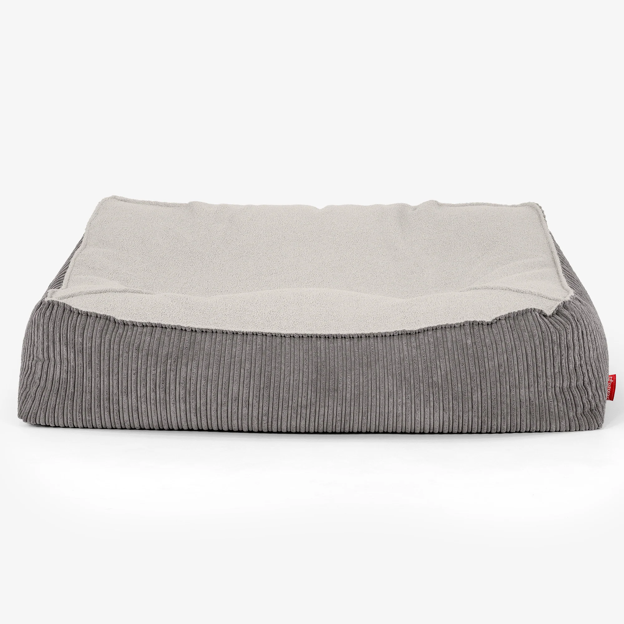 Das Slouchy Sitzsack Sofa - Bouclé & Cord Graphitgrau - Image 2
