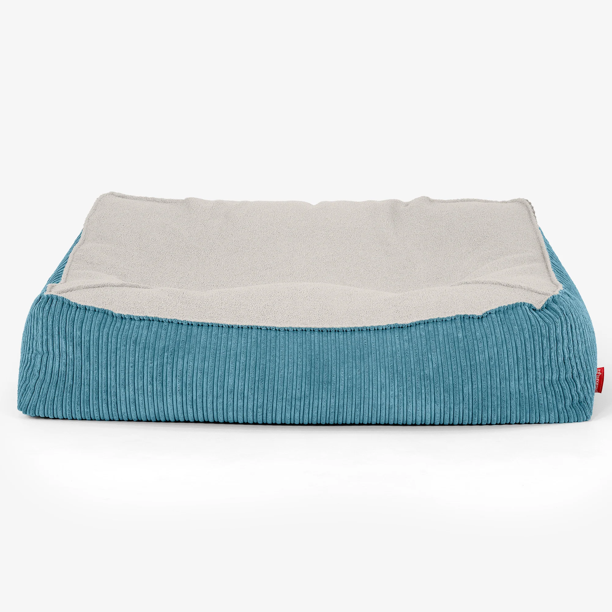 Das Slouchy Sitzsack Sofa - Bouclé & Cord Türkis - Image 2