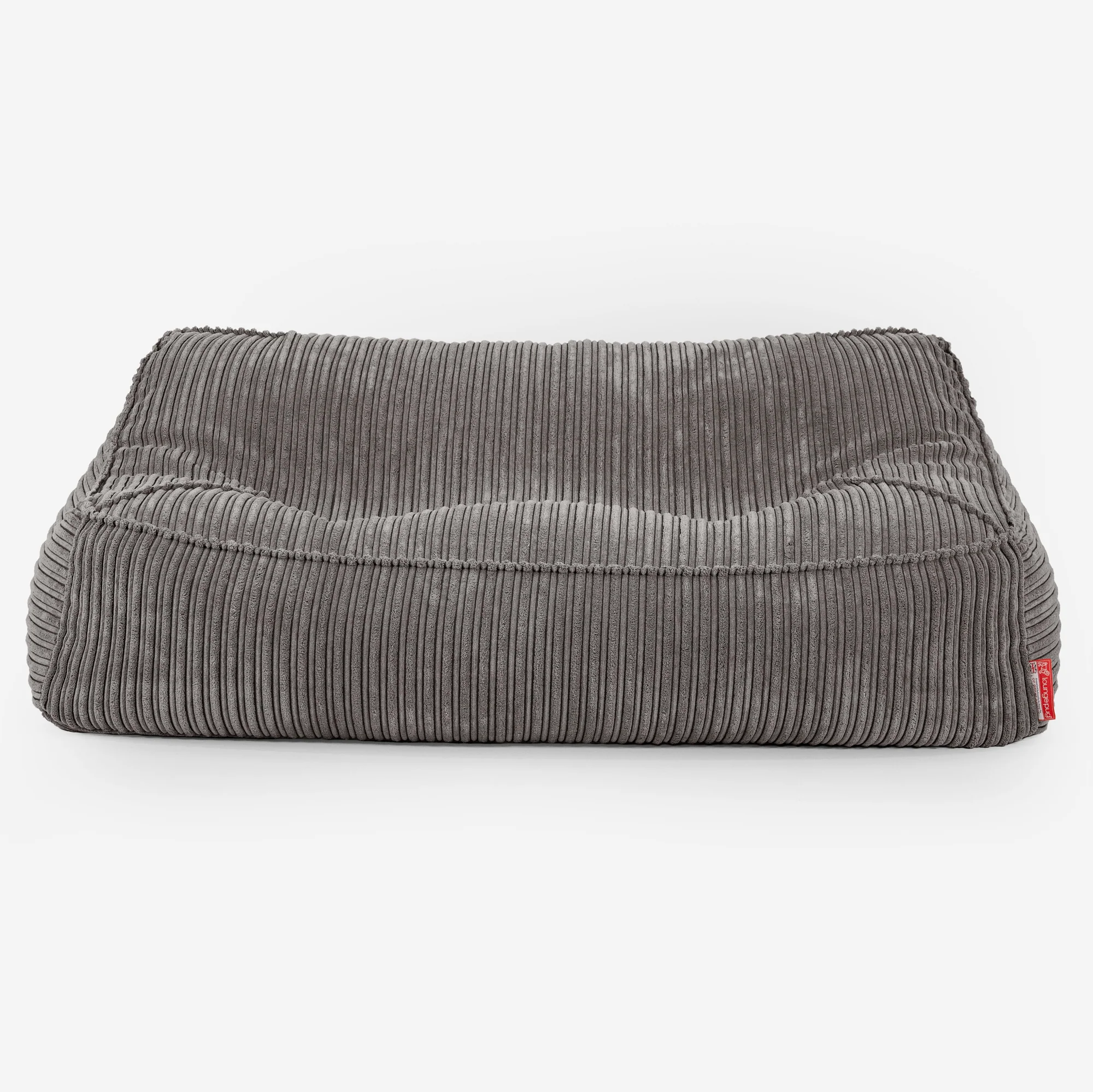 Das Slouchy Sitzsack Sofa - Cord Graphitgrau - Image 2