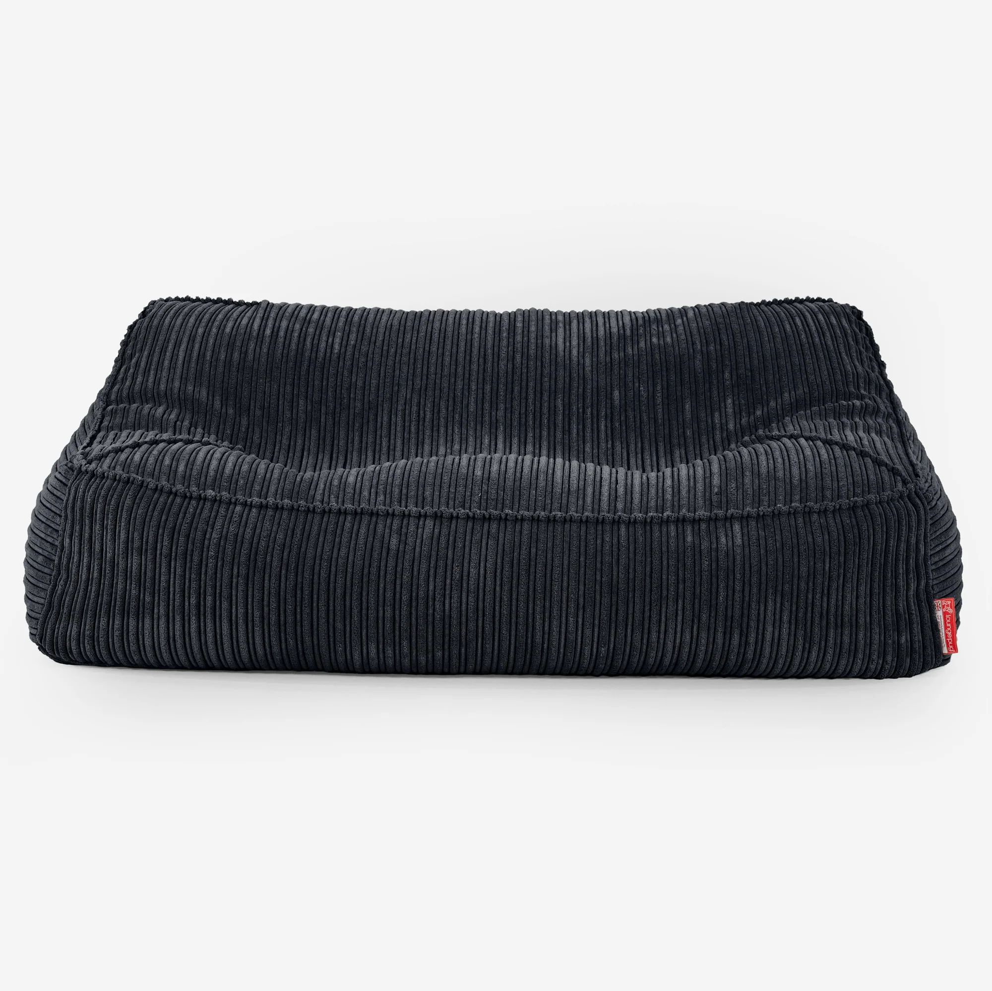 Das Slouchy Sitzsack Sofa - Cord Schwarz - Image 2