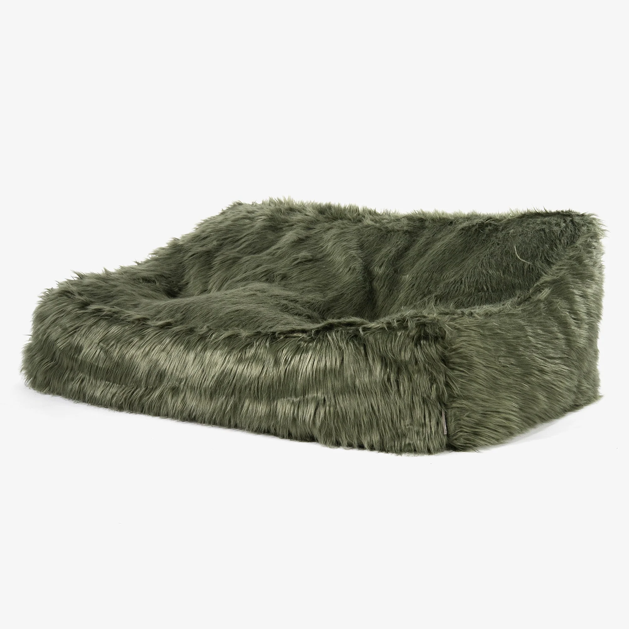 Das Slouchy Sitzsack Sofa Ersatz Bezug - Mongolisches Kunstfell - Image 3