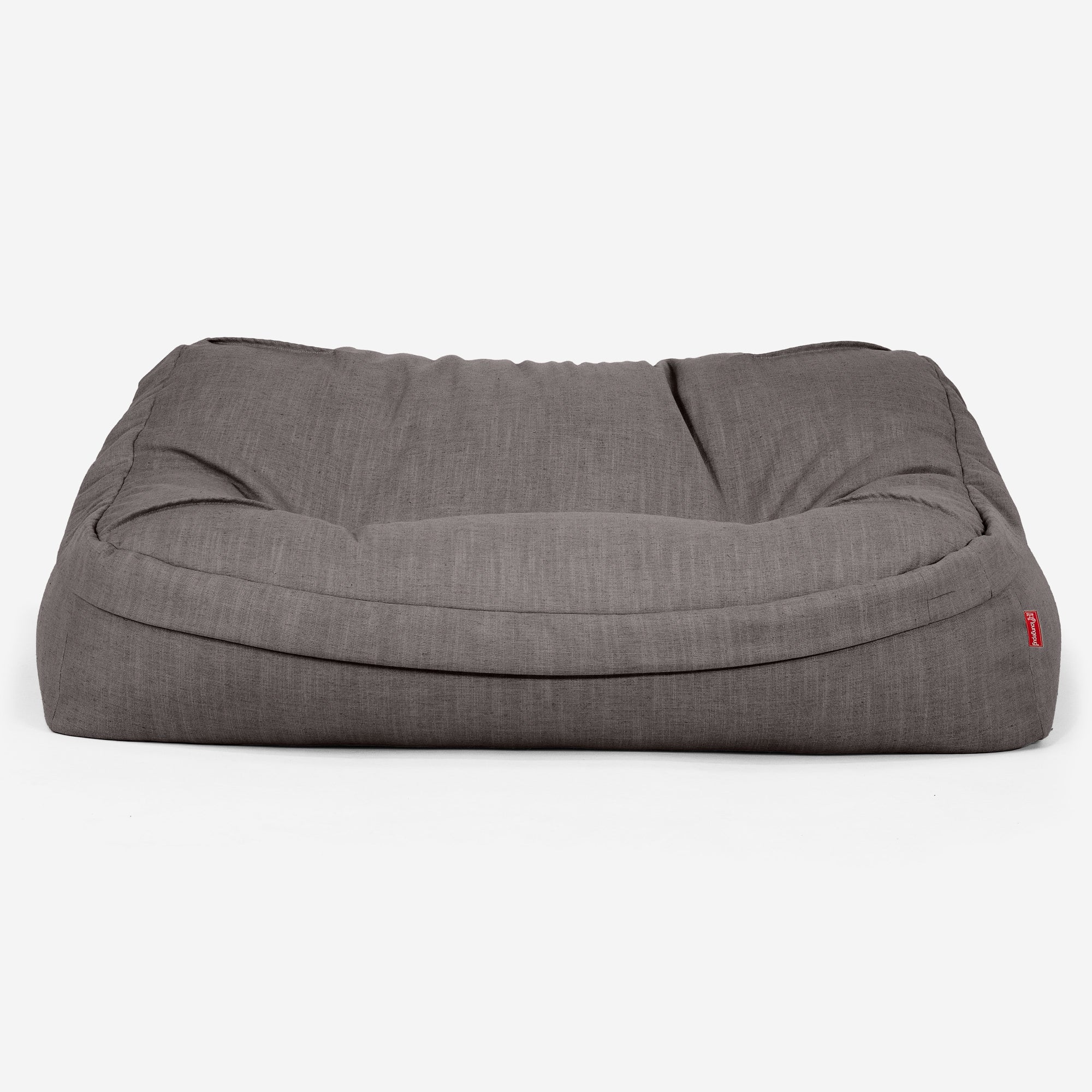 Das Slouchy Sitzsack Sofa - Leinenlook Schiefergrau - Image 2