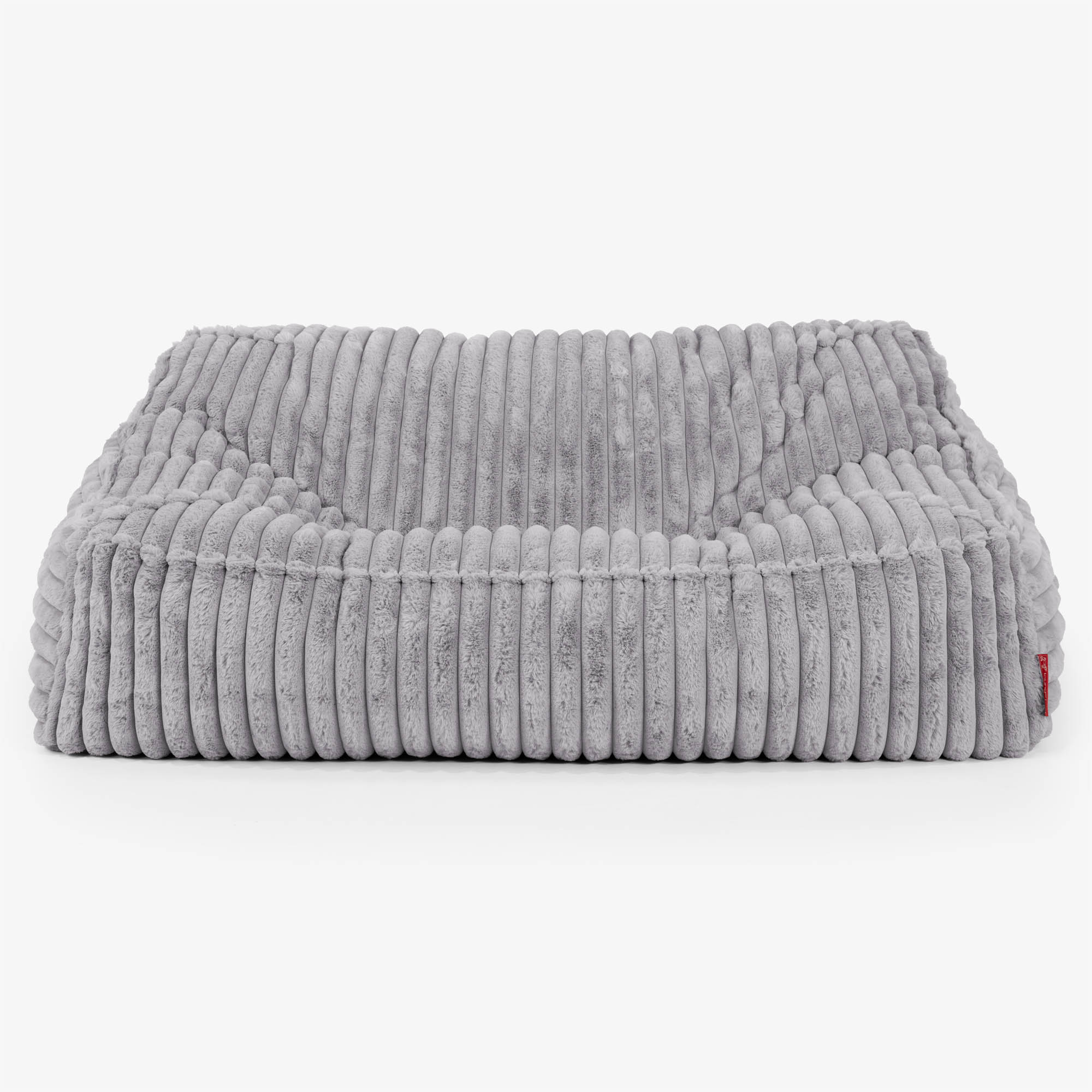 Das Slouchy Sitzsack Sofa - Ultra Plüsch Cord Grau - Image 2