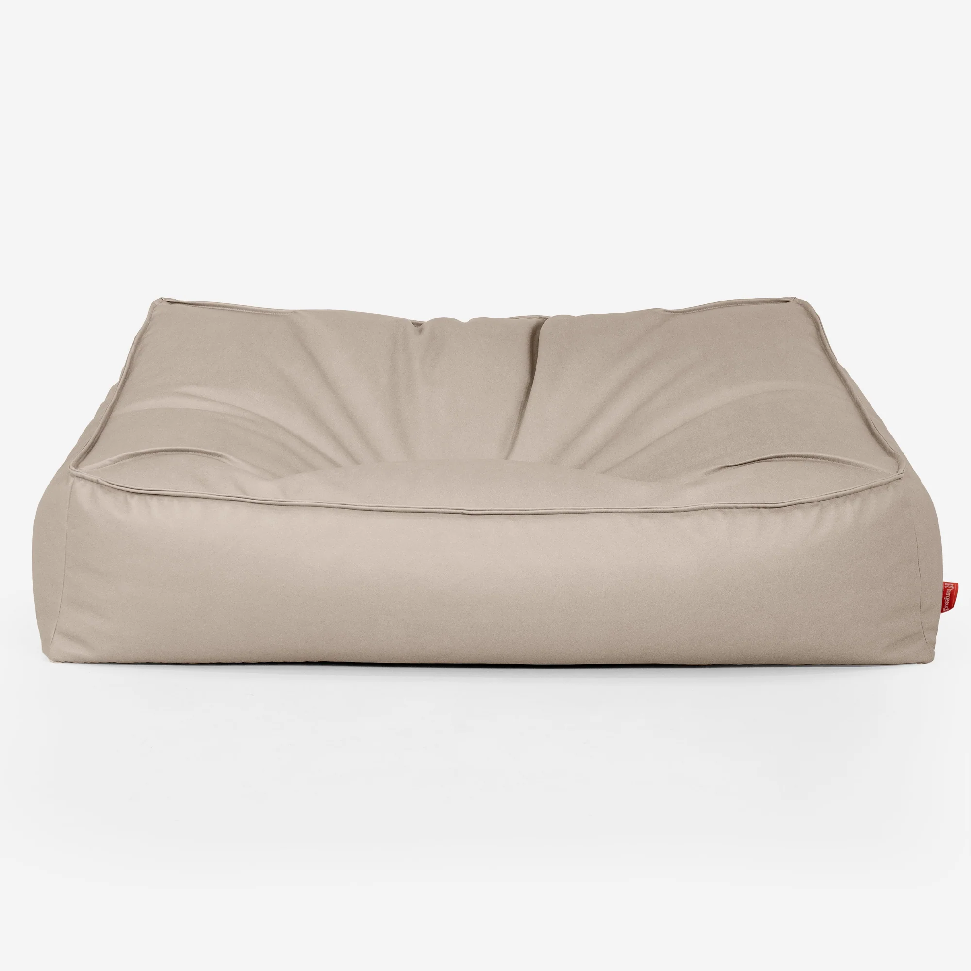 Das Slouchy Sitzsack Sofa - Veganes Leder Elfenbein - Image 2
