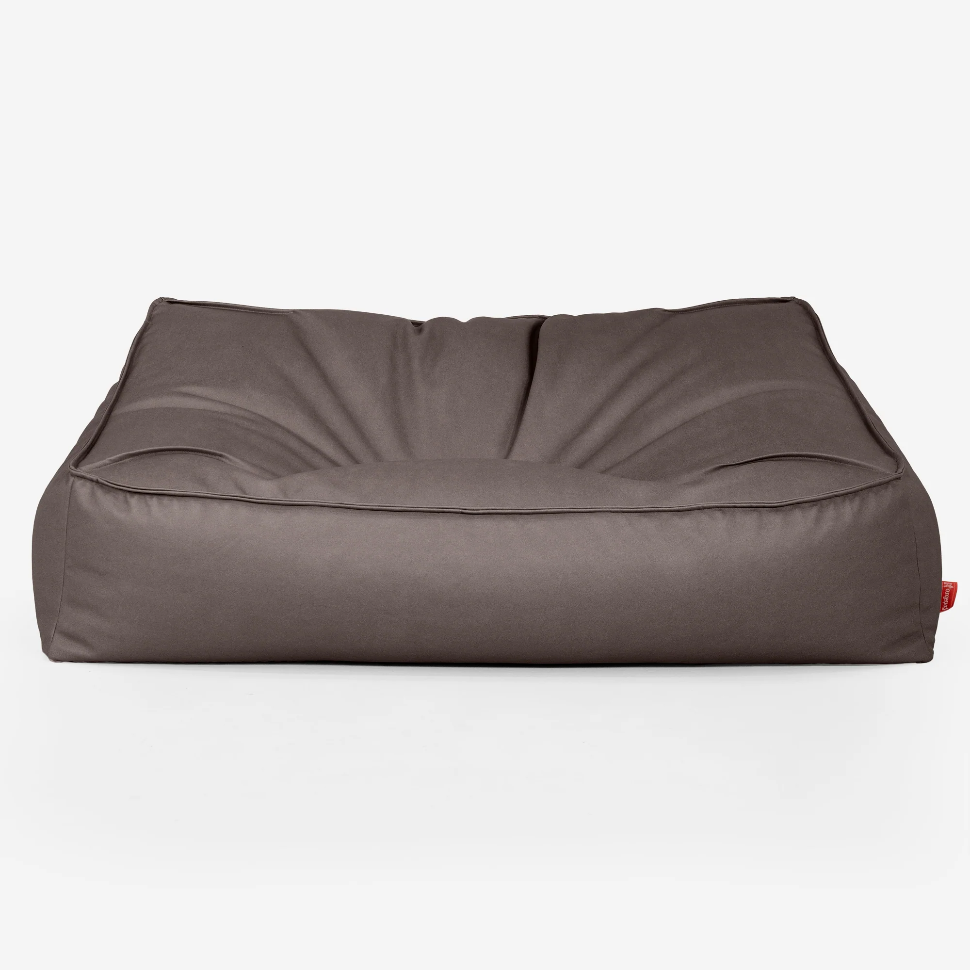 Das Slouchy Sitzsack Sofa - Veganes Leder Schoko - Image 2