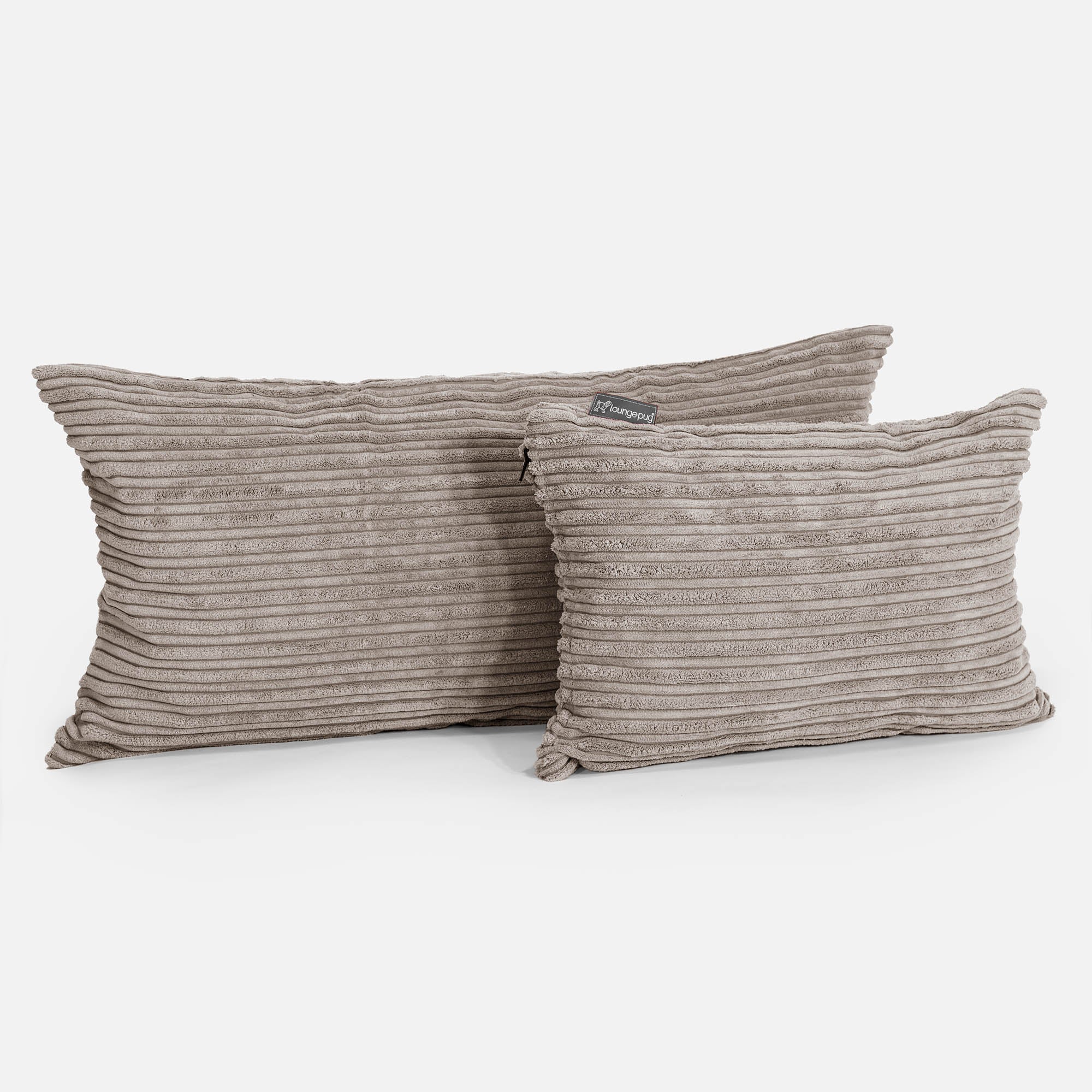 Dekokissen / Sofa Kissenbezug 35 x 50cm - Cord Beigegrau - Image 3