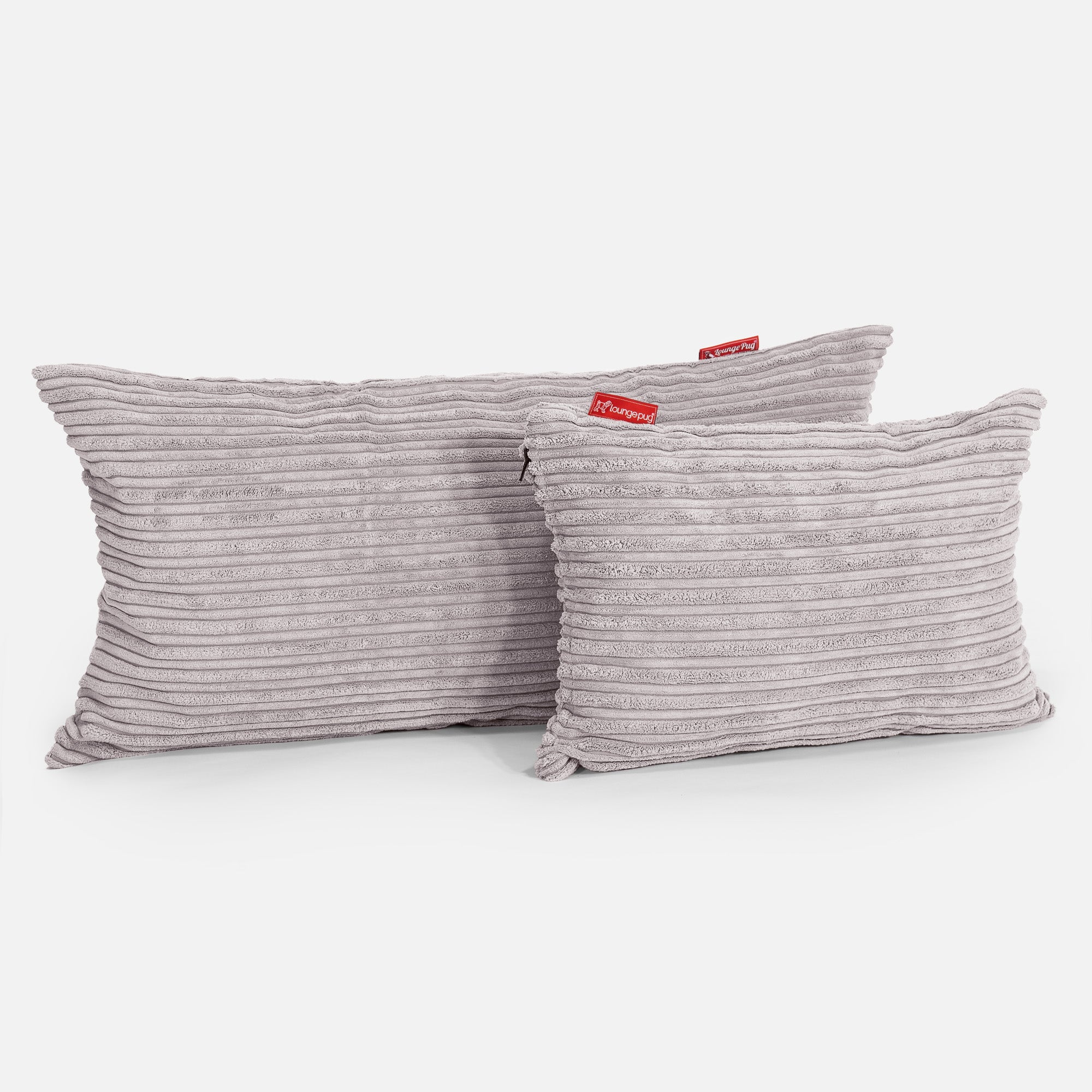 Dekokissen / Sofa Kissenbezug 35 x 50cm - Cord Silbergrau - Image 3