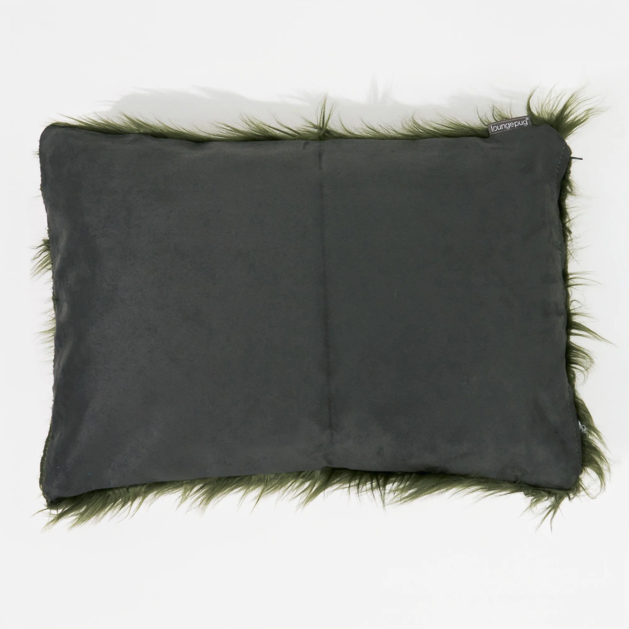 Dekokissen / Sofa Kissenbezug 35 x 50cm - Mongolisches Kunstfell Salbeigrün - Image 2