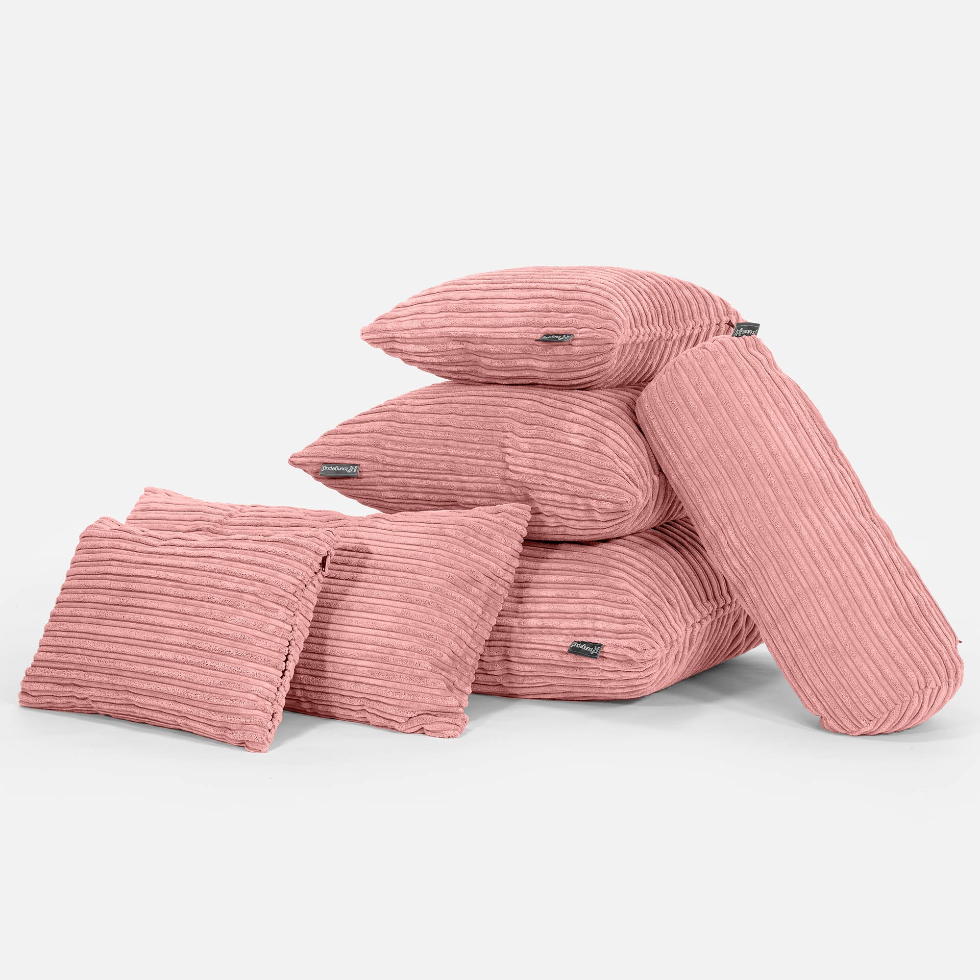 Dekokissen / Sofa Kissenbezug 47 x 47cm - Cord Pfirsich - Image 4